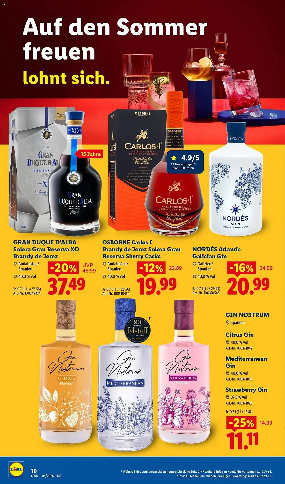 Lidl Prospekt von 1. April bis 30. April 2026 - Prospekt seite 10