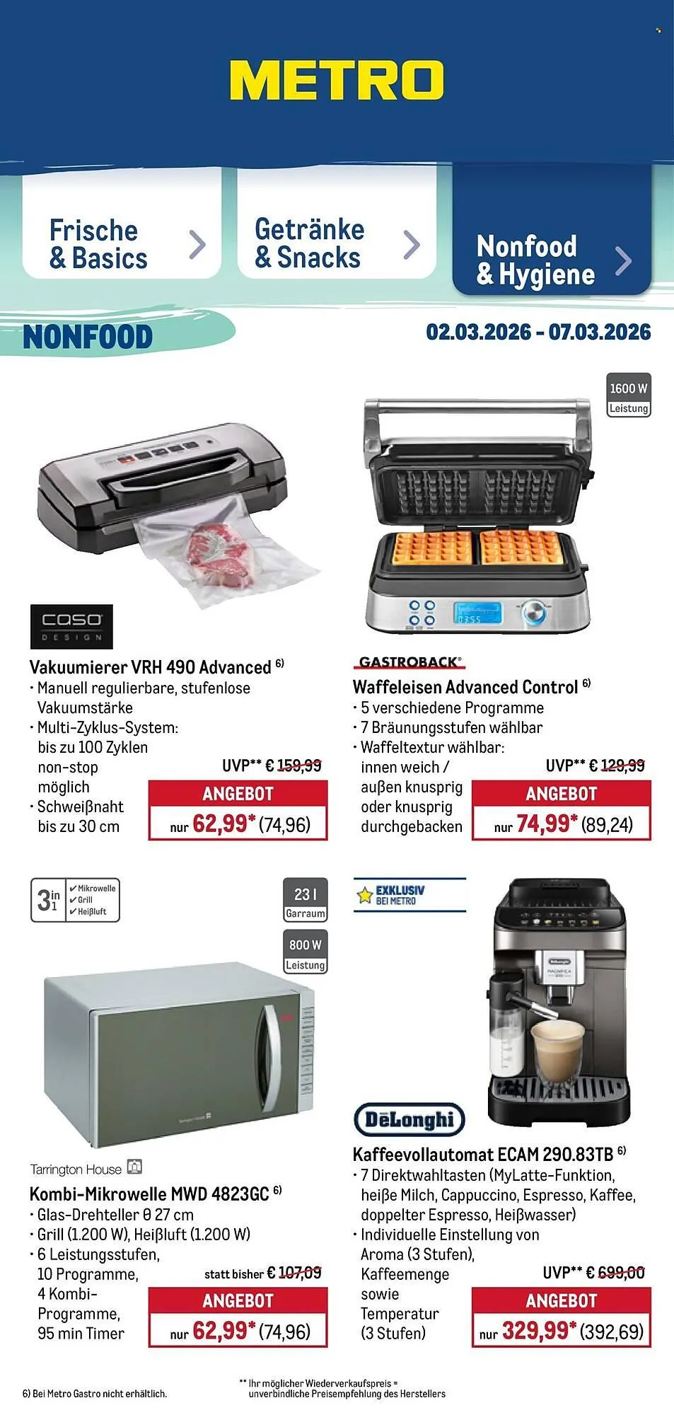 METRO Prospekt von 2. März bis 7. März 2026 - Prospekt seite 46