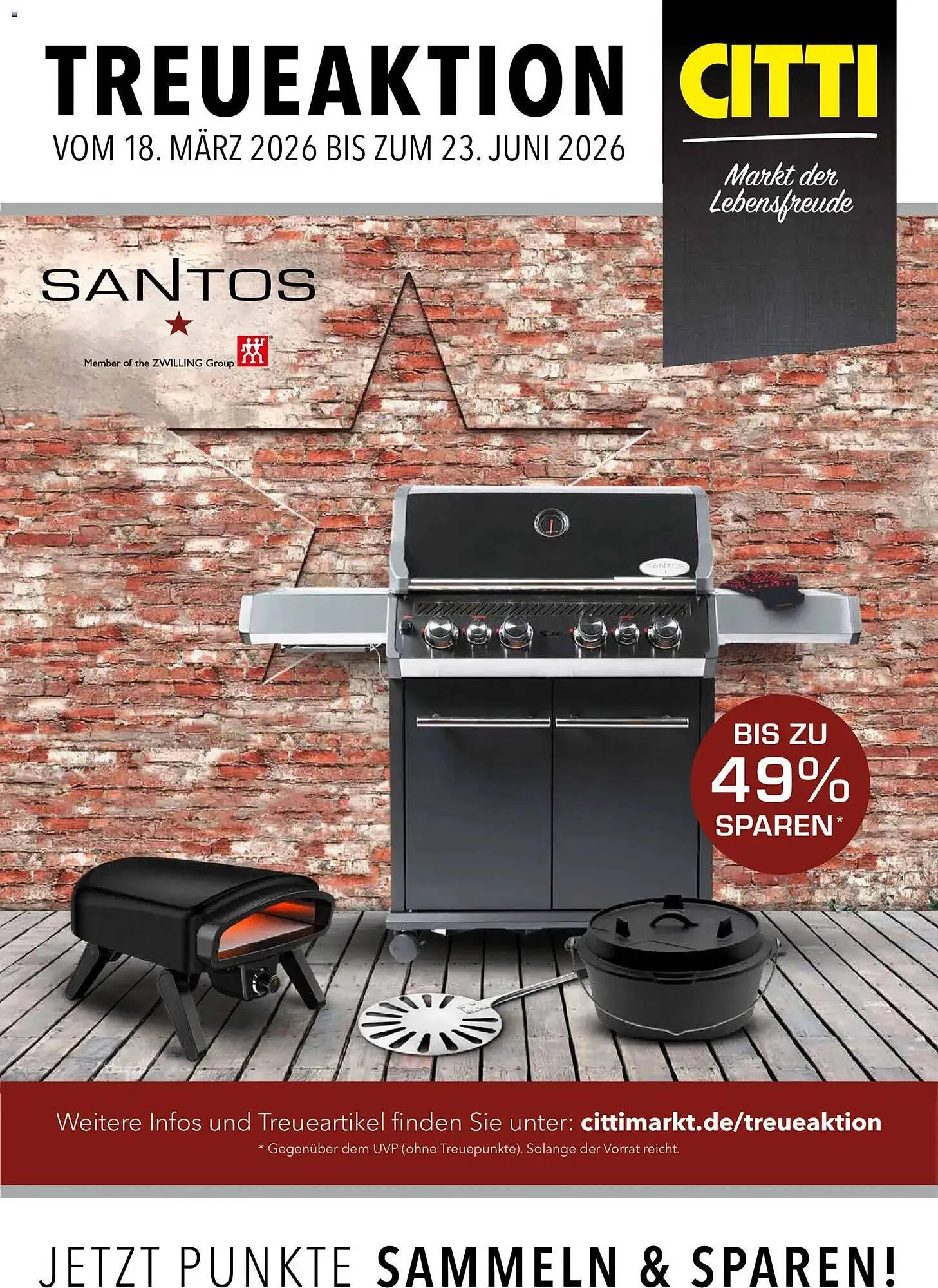 CITTI Markt Prospekt von 18. März bis 23. Juni 2026 - Prospekt seite 1