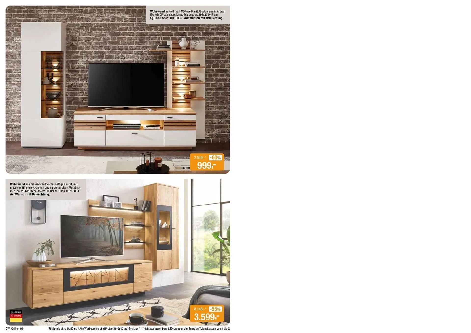 Opti Wohnwelt Prospekt von 13. Juli bis 24. Juli 2025 - Prospekt seite 8