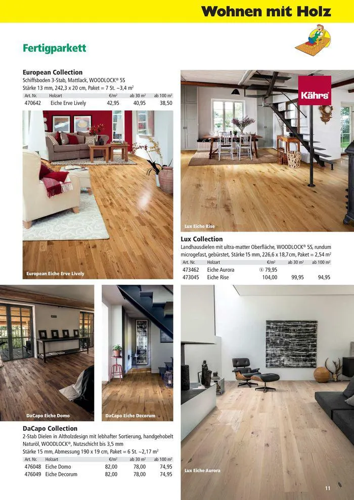 Holz-& Baukatalog 2024/25 von 27. März bis 31. Januar 2025 - Prospekt seite 11