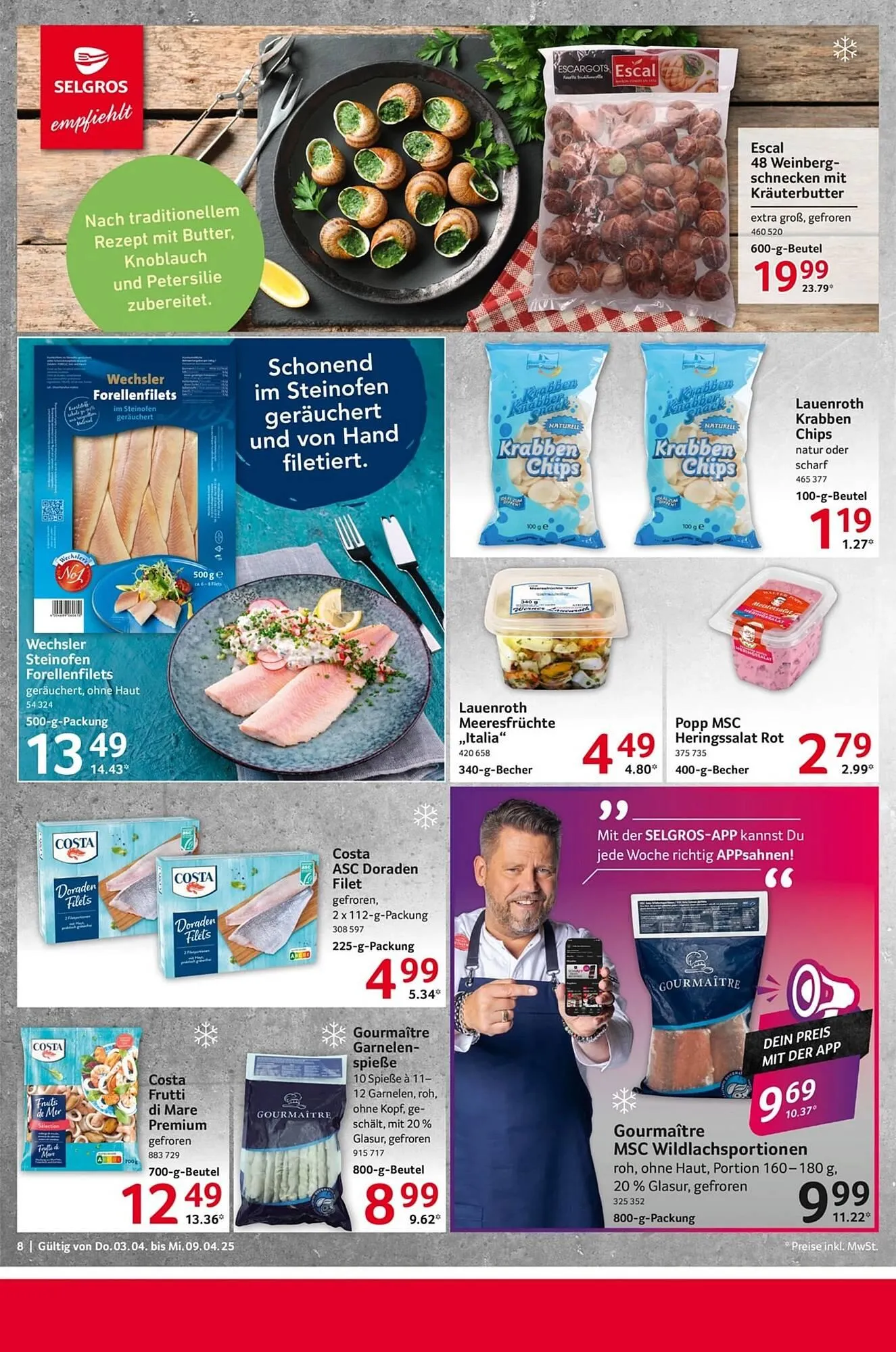 Selgros Prospekt von 3. April bis 10. April 2025 - Prospekt seite 8