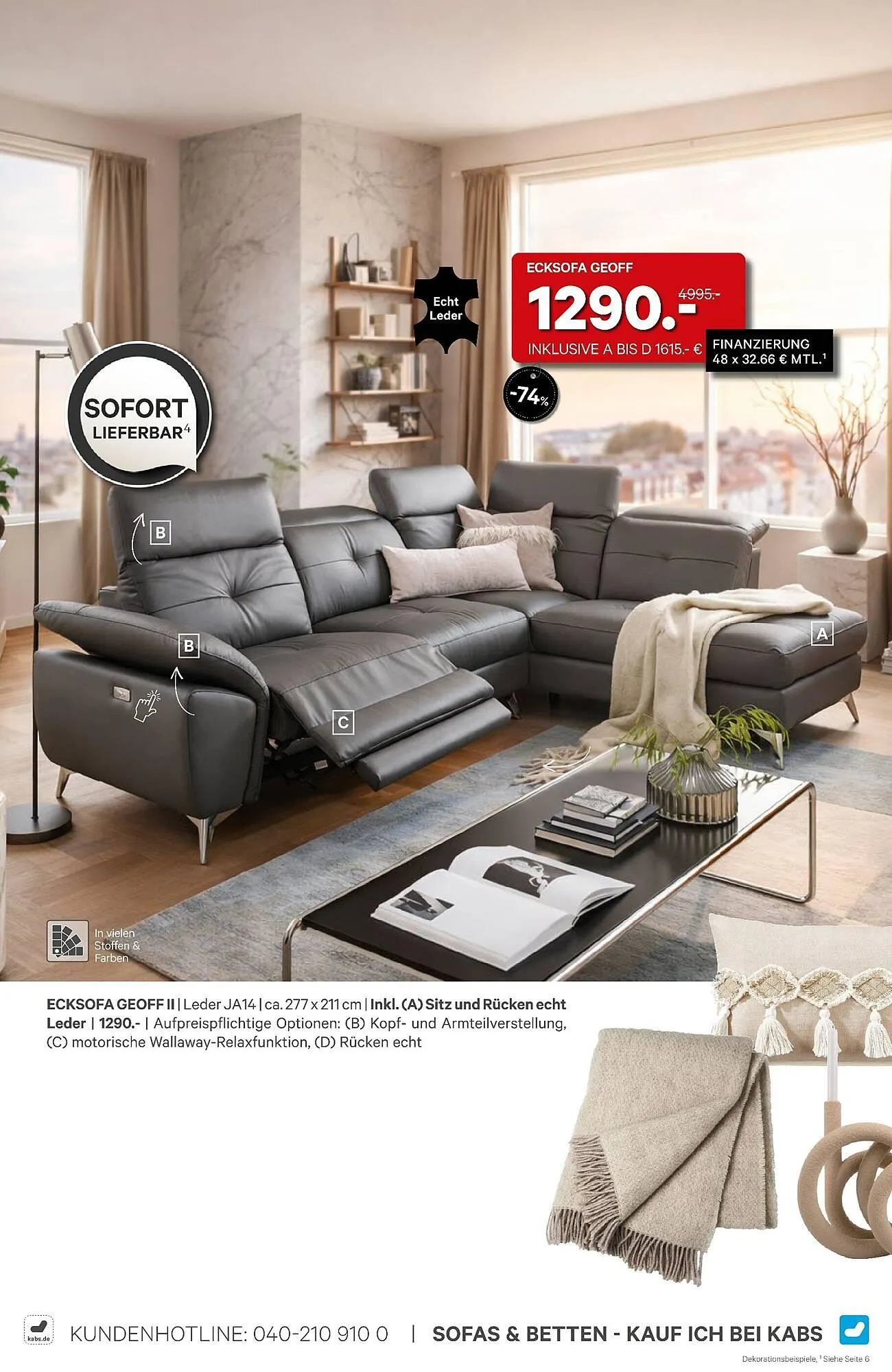 Kabs Polsterwelt Prospekt von 27. Februar bis 25. März 2026 - Prospekt seite 40