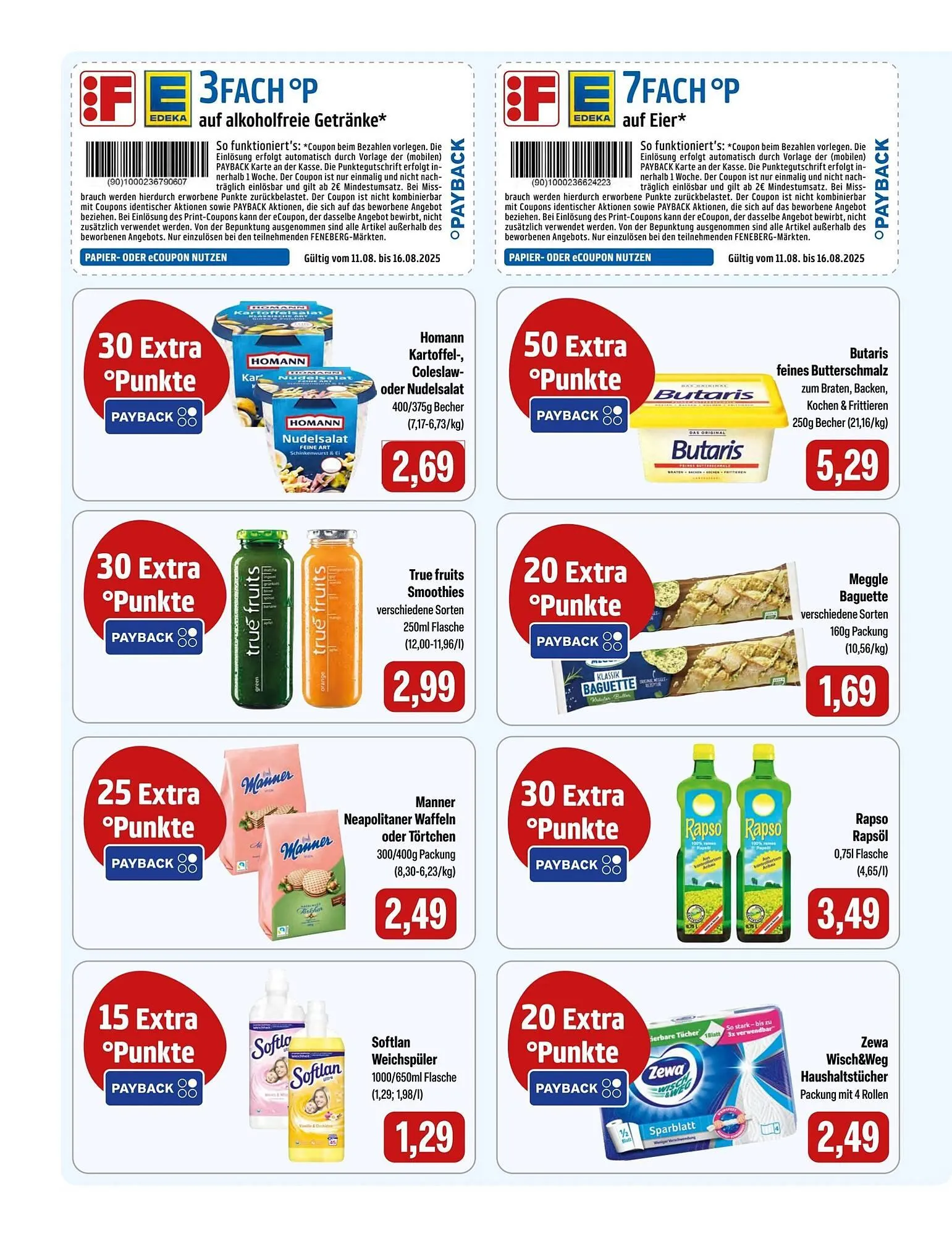 Feneberg Prospekt von 14. August bis 17. August 2025 - Prospekt seite 8