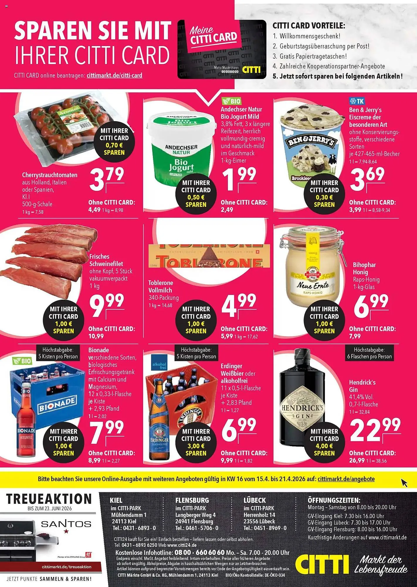CITTI Markt Prospekt von 15. April bis 21. April 2026 - Prospekt seite 22