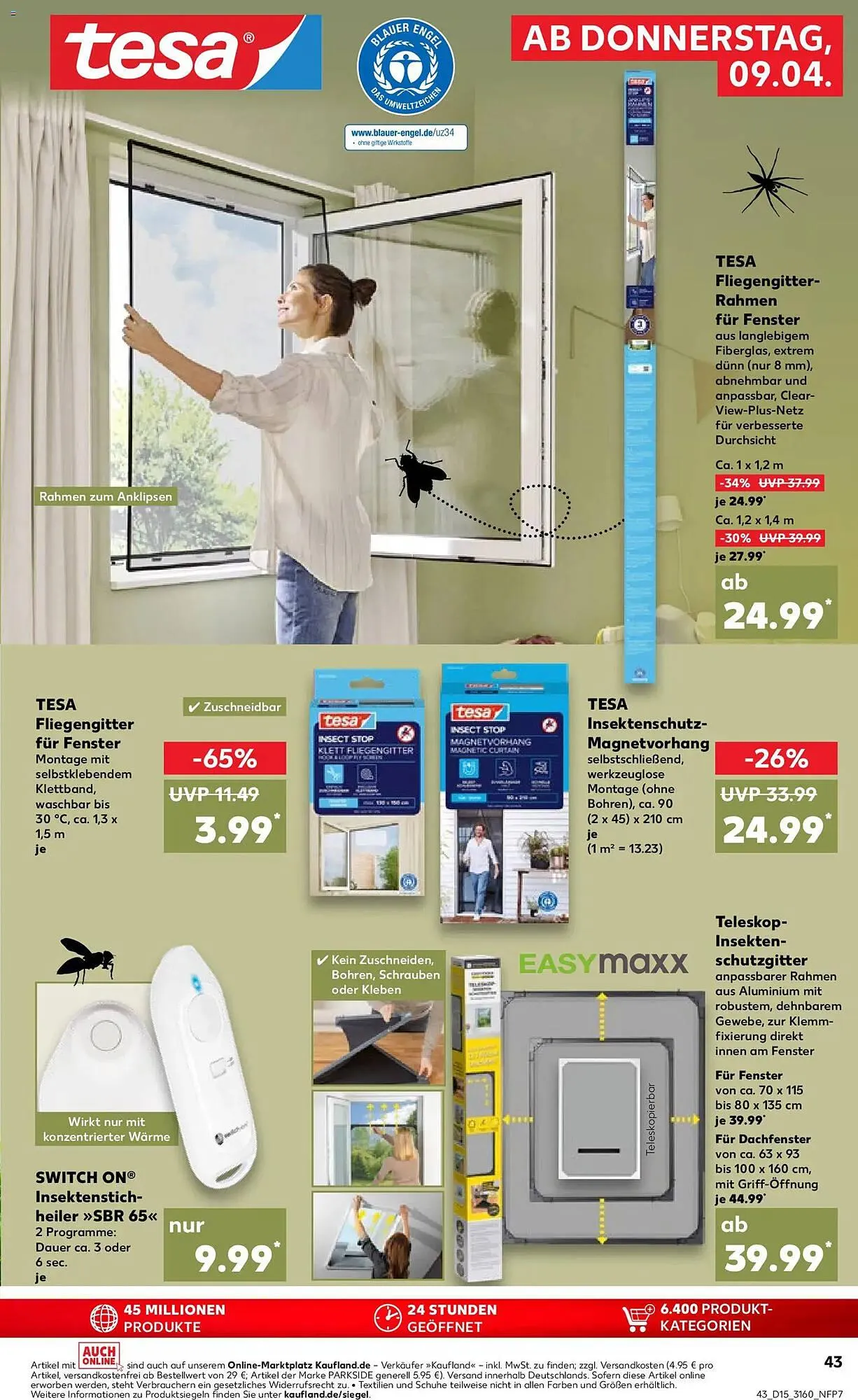 Kaufland Prospekt von 9. April bis 15. April 2026 - Prospekt seite 43