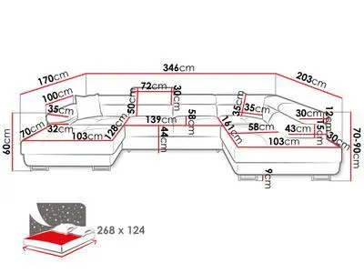 Ecksofa Torezio Bis