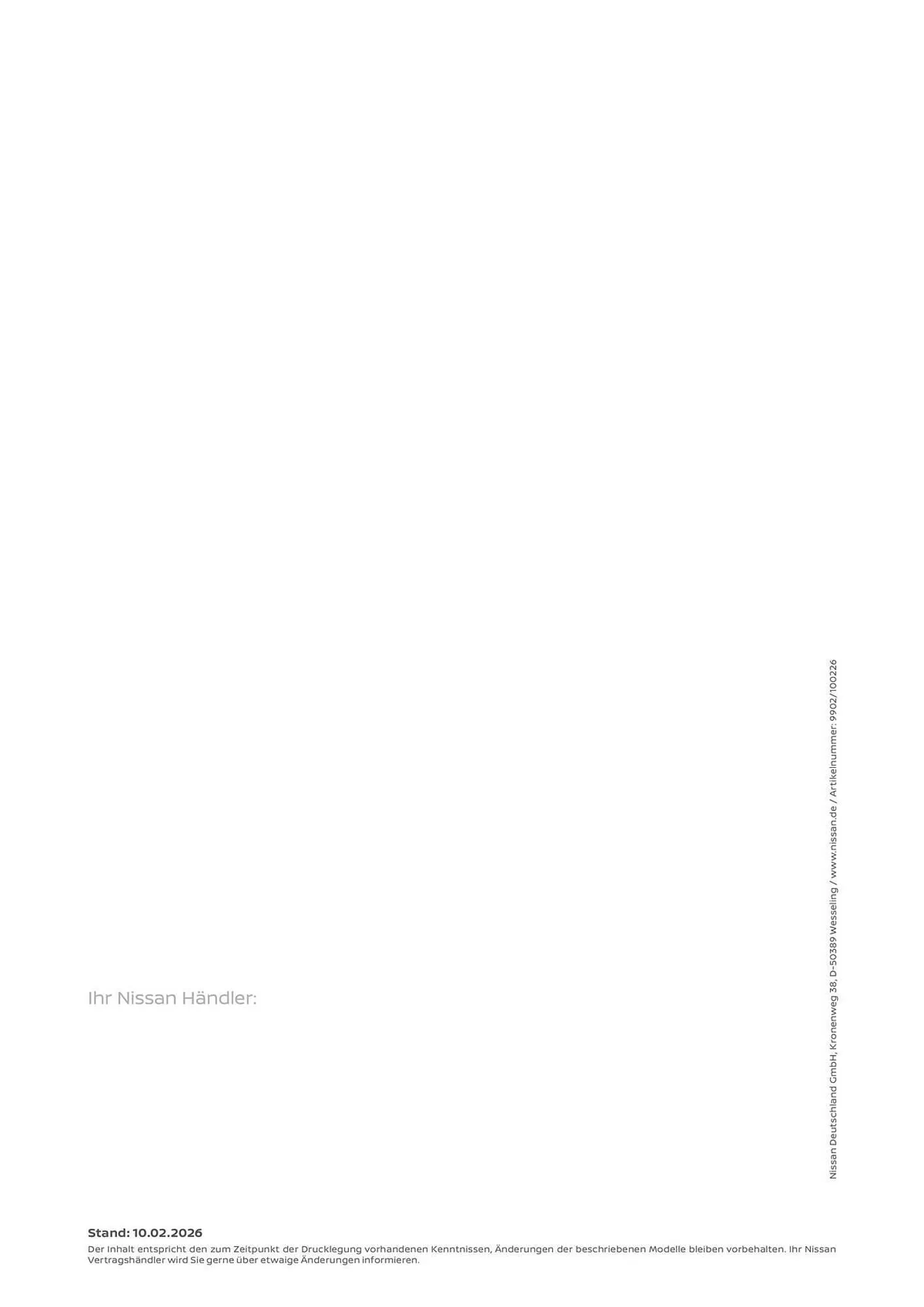 Nissan Prospekt von 25. März bis 8. April 2026 - Prospekt seite 16