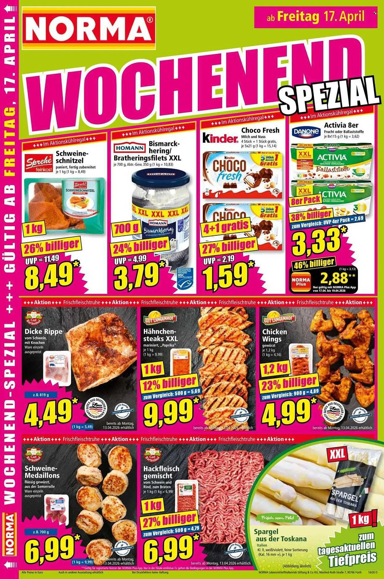 Norma Prospekt von 13. April bis 19. April 2026 - Prospekt seite 18