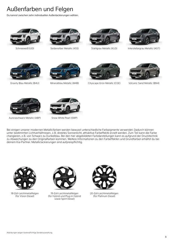 KIA Sorento Plug-in Hybrid von 3. September bis 3. September 2025 - Prospekt seite 8