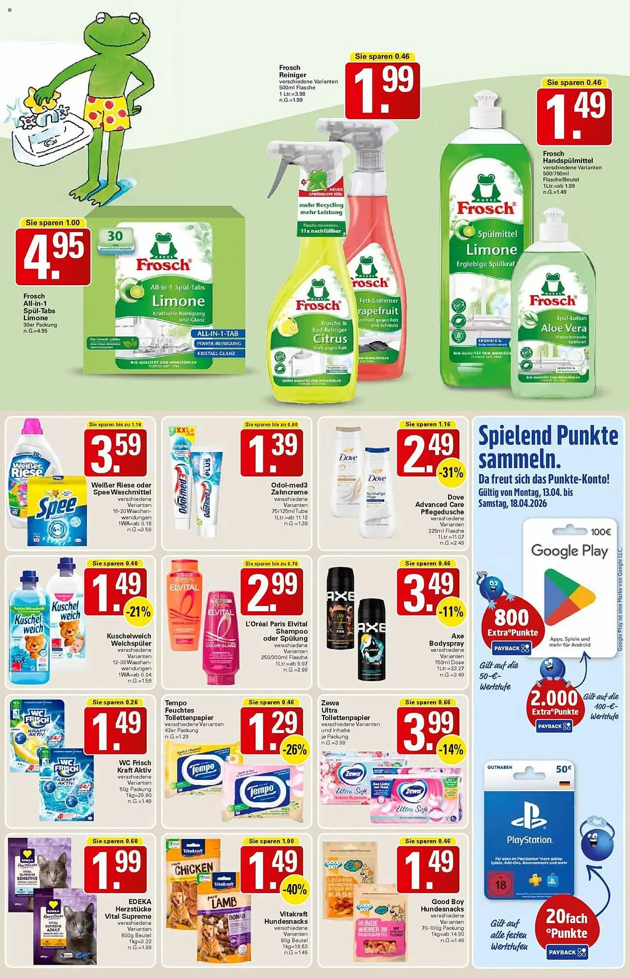 WEZ Prospekt von 13. April bis 18. April 2026 - Prospekt seite 15