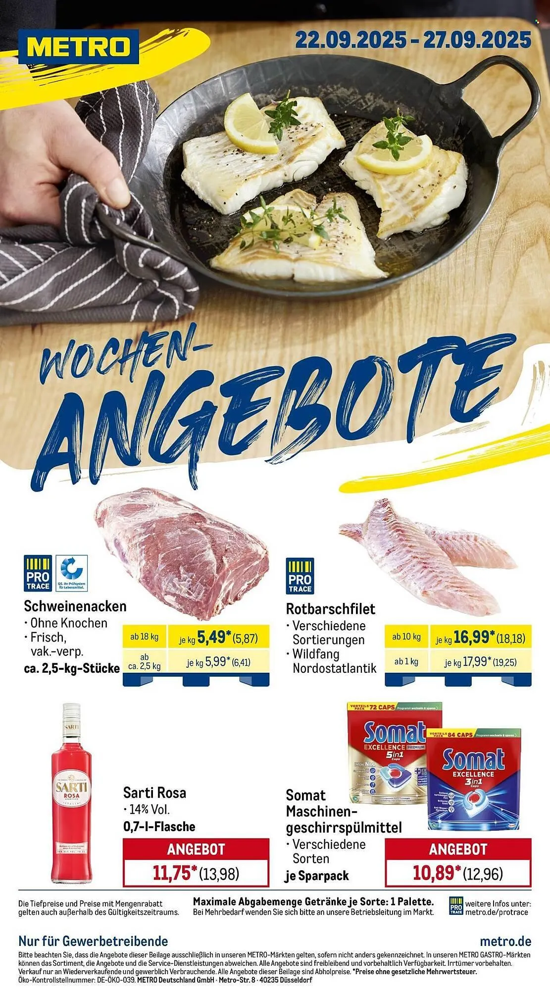 METRO Prospekt von 22. September bis 27. September 2025 - Prospekt seite 1