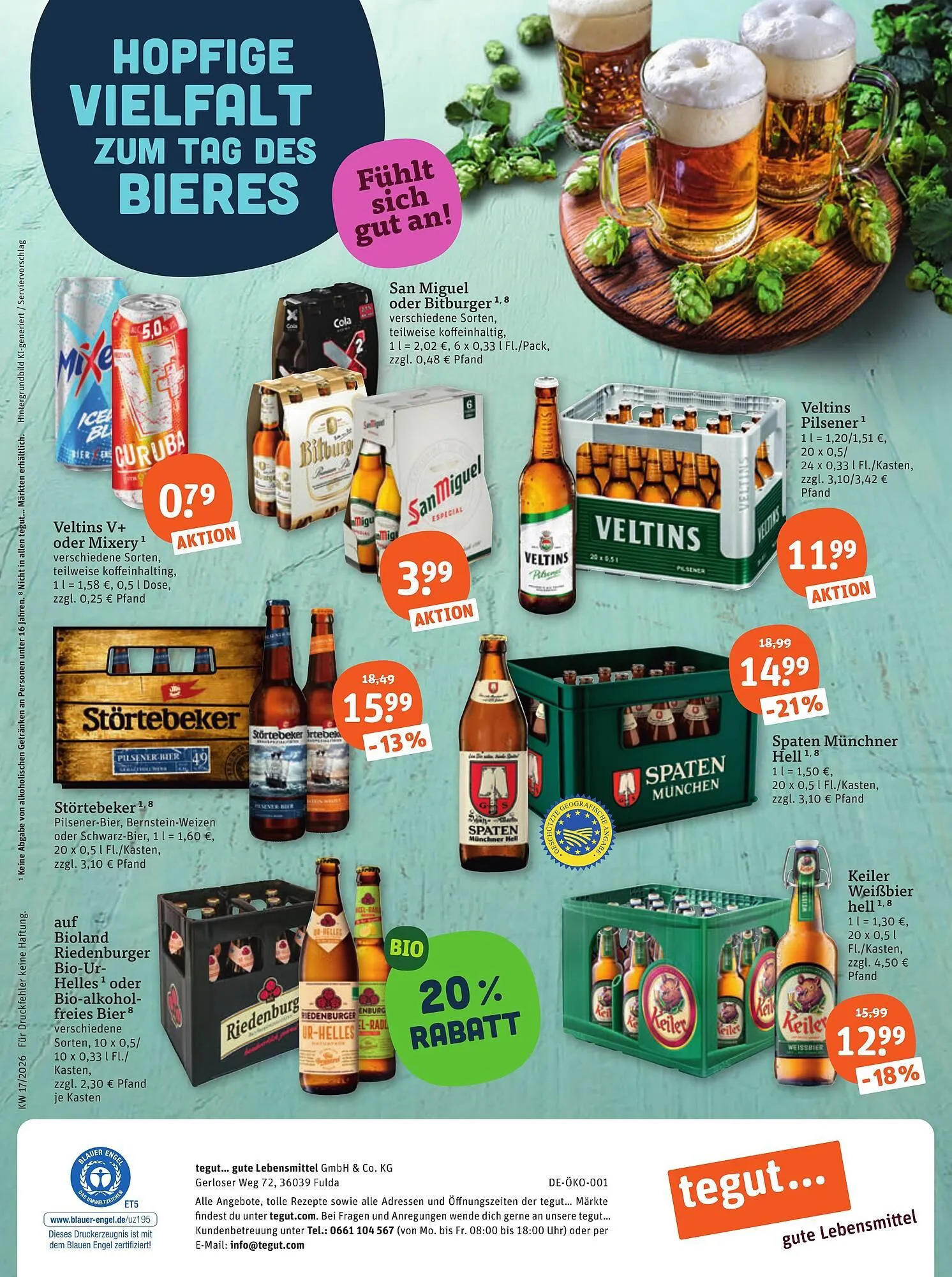 Tegut Prospekt von 24. April bis 25. April 2026 - Prospekt seite 23