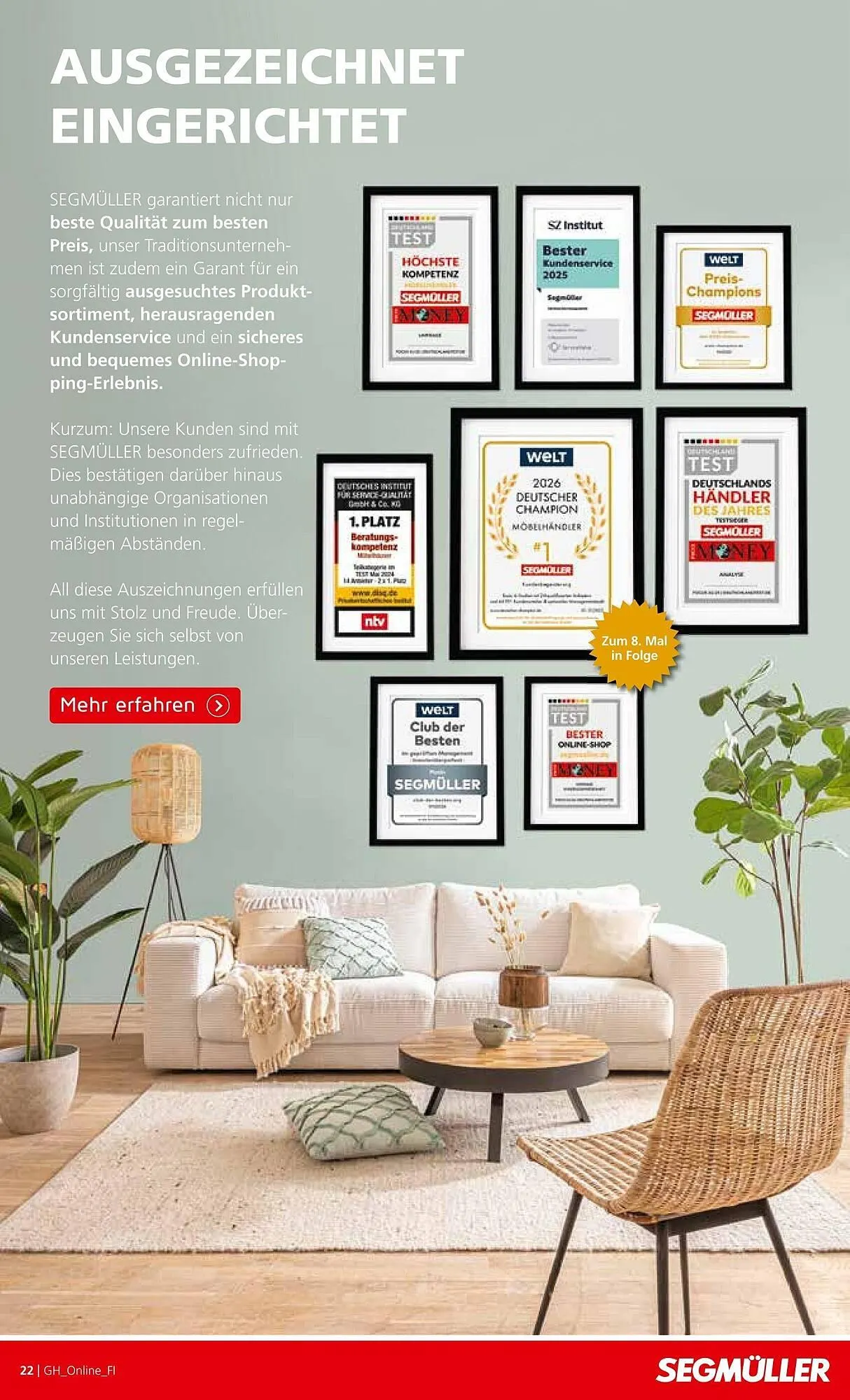 Segmüller Prospekt von 25. April bis 9. Mai 2026 - Prospekt seite 8