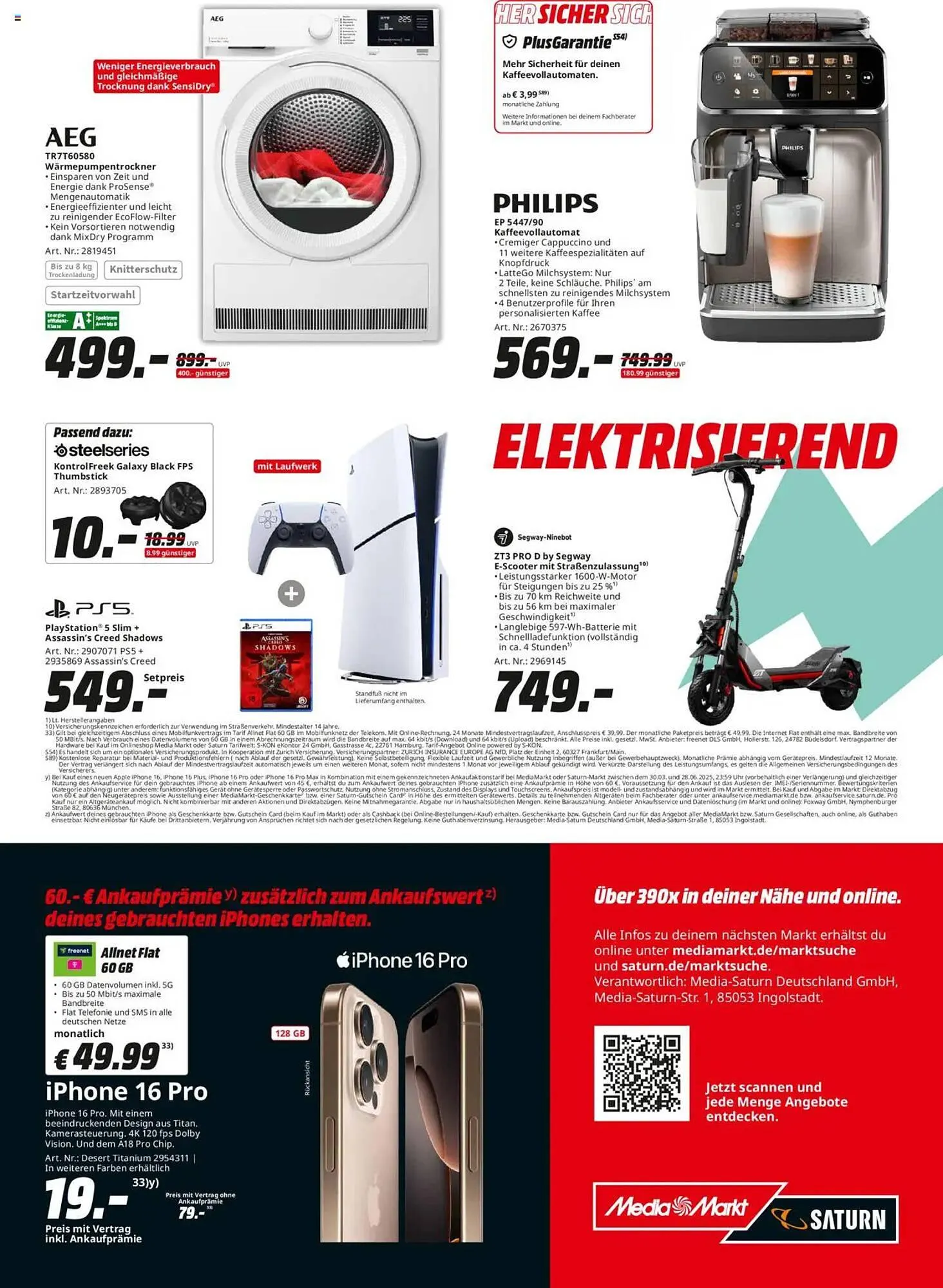 Saturn Prospekt von 24. April bis 3. Mai 2025 - Prospekt seite 16