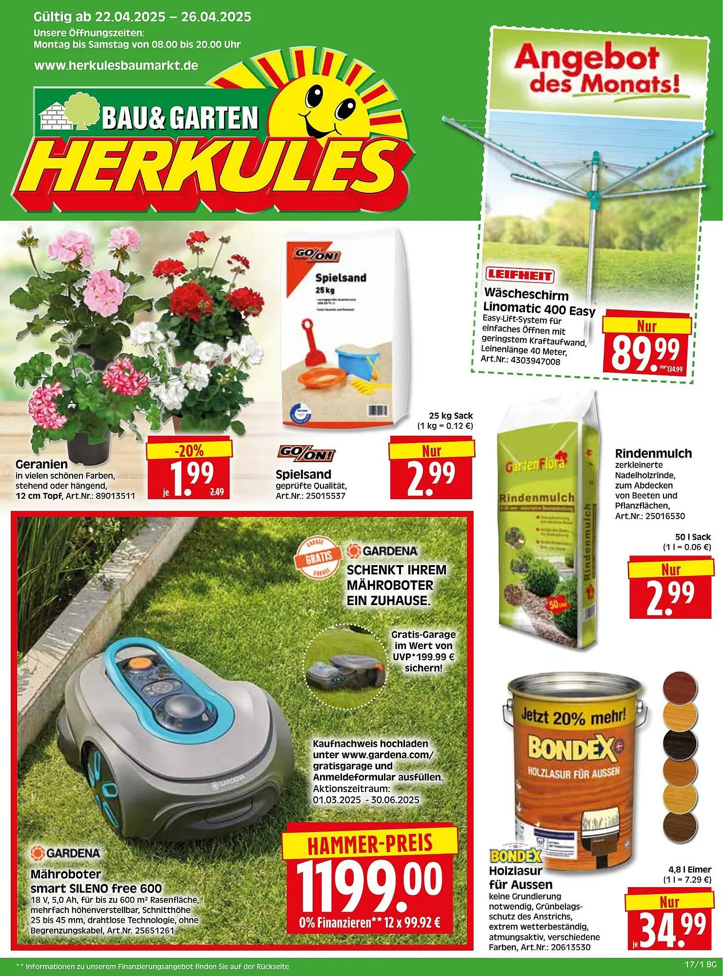 Herkules Baumarkt Prospekt - 1