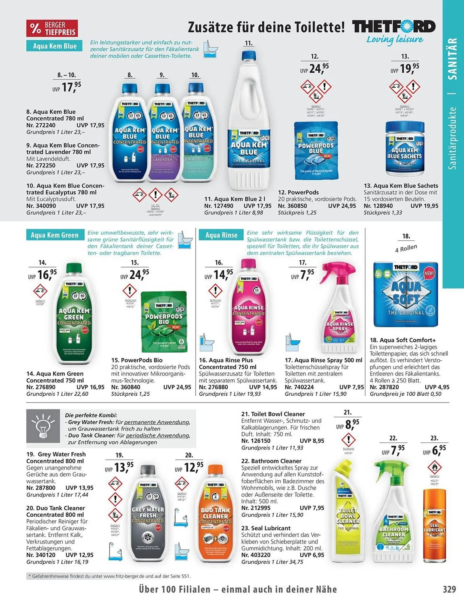 Fritz Berger Prospekt von 27. Mai bis 31. Dezember 2025 - Prospekt seite 329