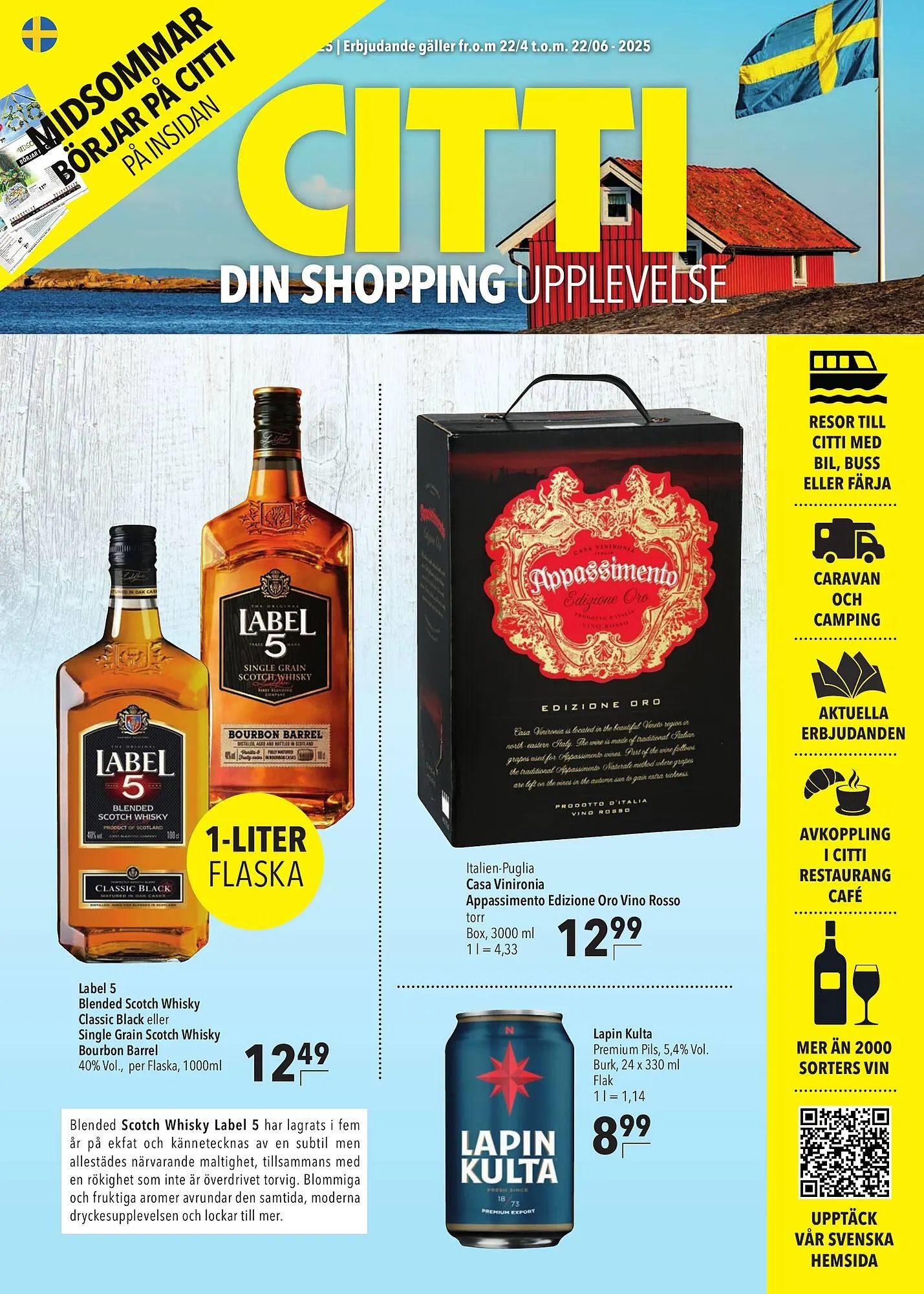 CITTI Markt Prospekt von 22. April bis 22. Juni 2025 - Prospekt seite 1