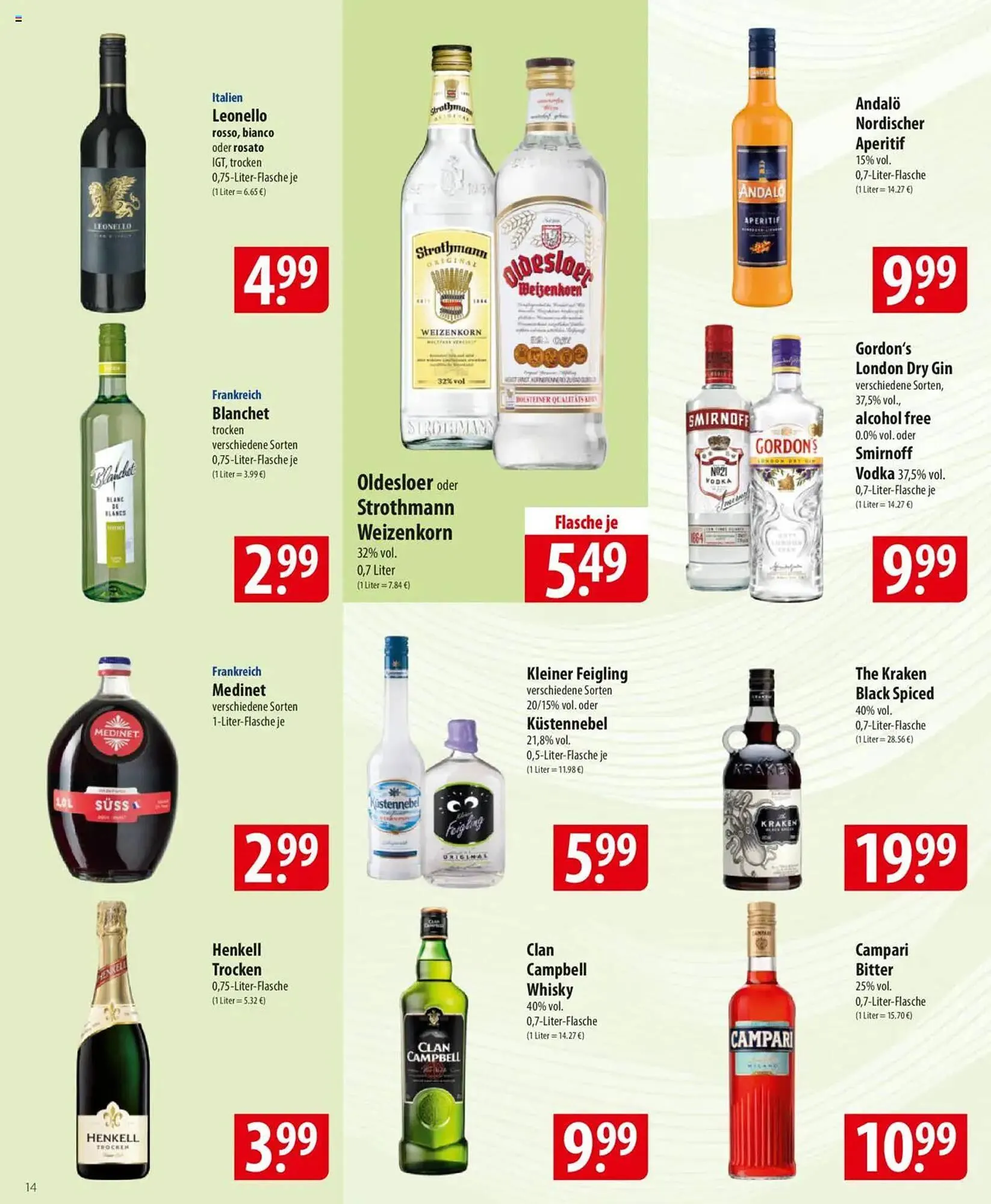 Famila Nord Ost Prospekt von 14. Juli bis 19. Juli 2025 - Prospekt seite 14