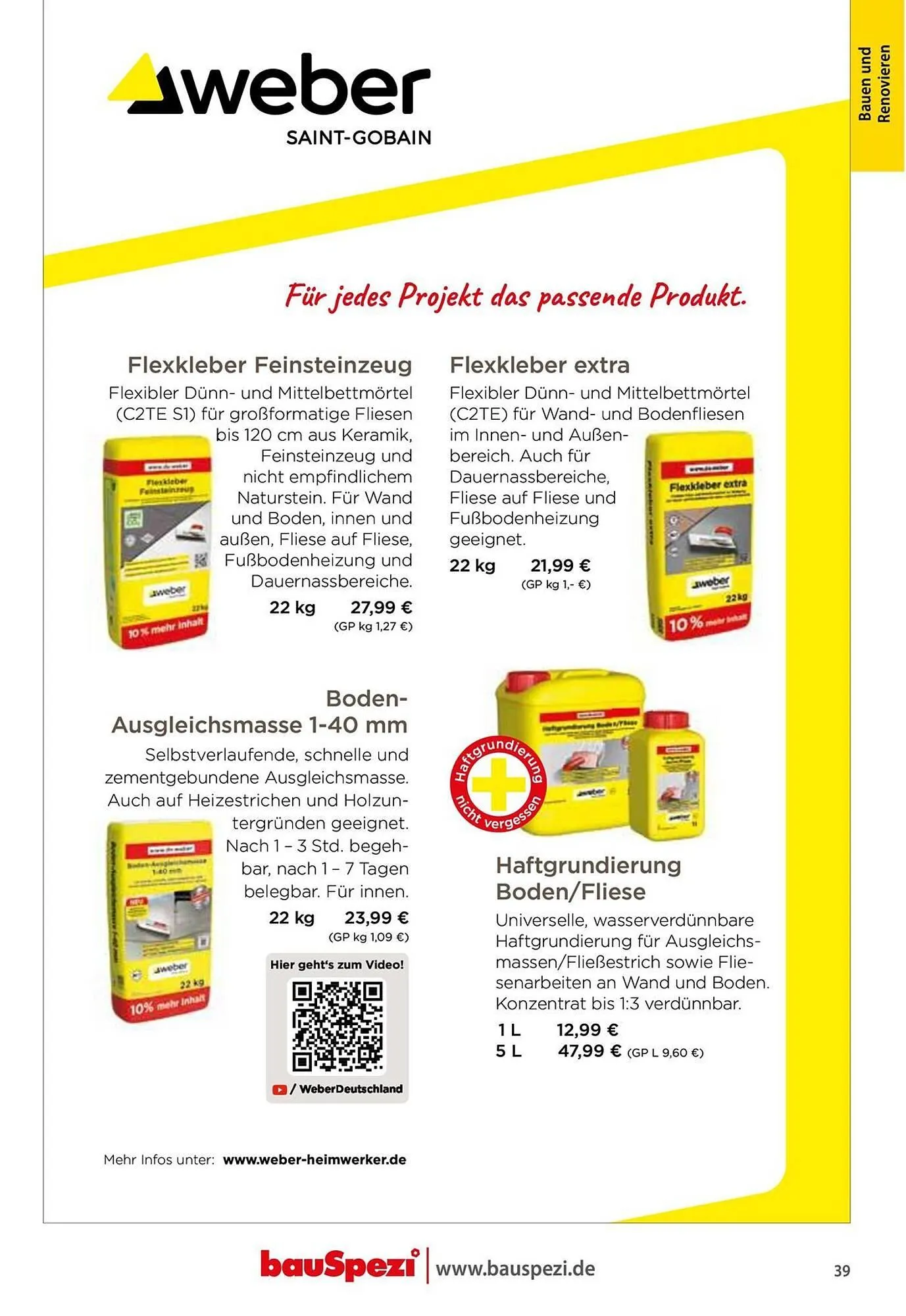 BauSpezi Prospekt von 15. April bis 31. Dezember 2026 - Prospekt seite 41