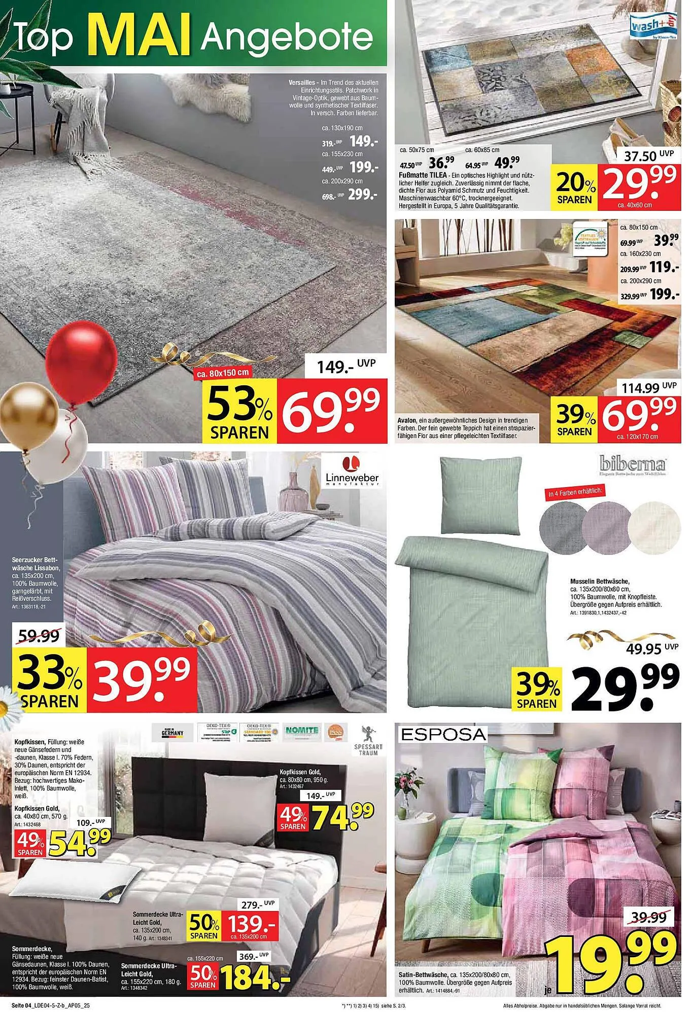 Zurbrüggen Prospekt von 25. April bis 10. Mai 2025 - Prospekt seite 4