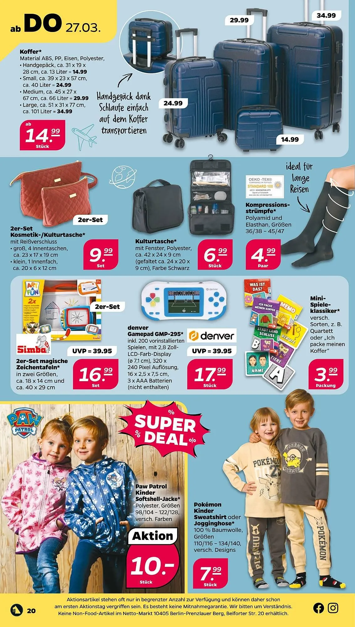 NETTO Prospekt von 24. März bis 29. März 2025 - Prospekt seite 20