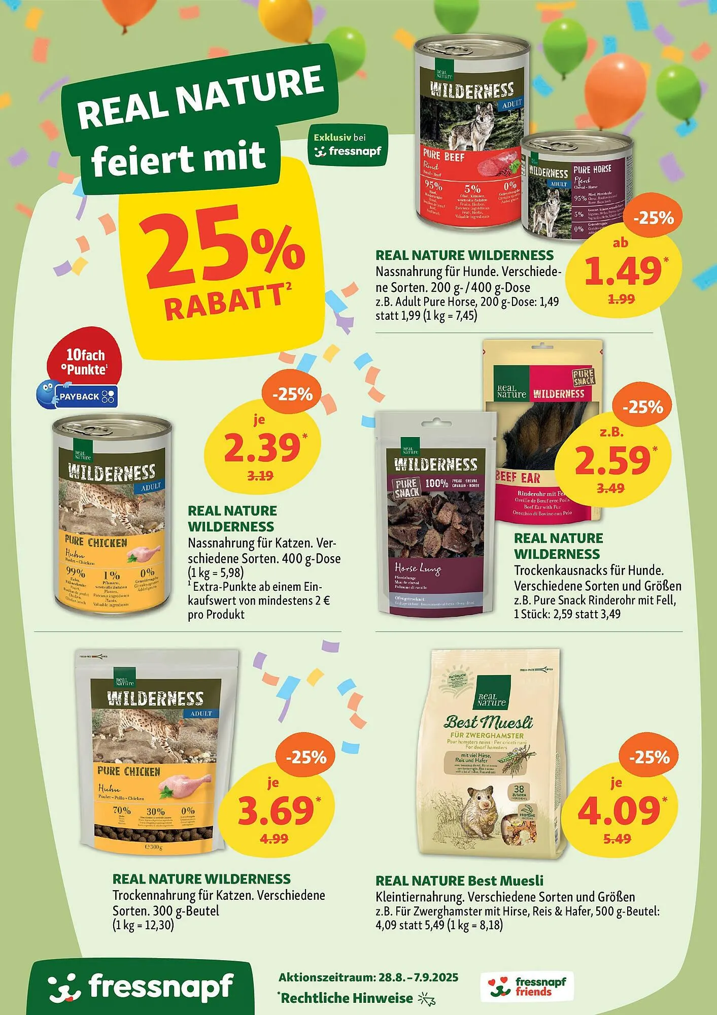 Fressnapf Prospekt von 27. August bis 7. September 2025 - Prospekt seite 7