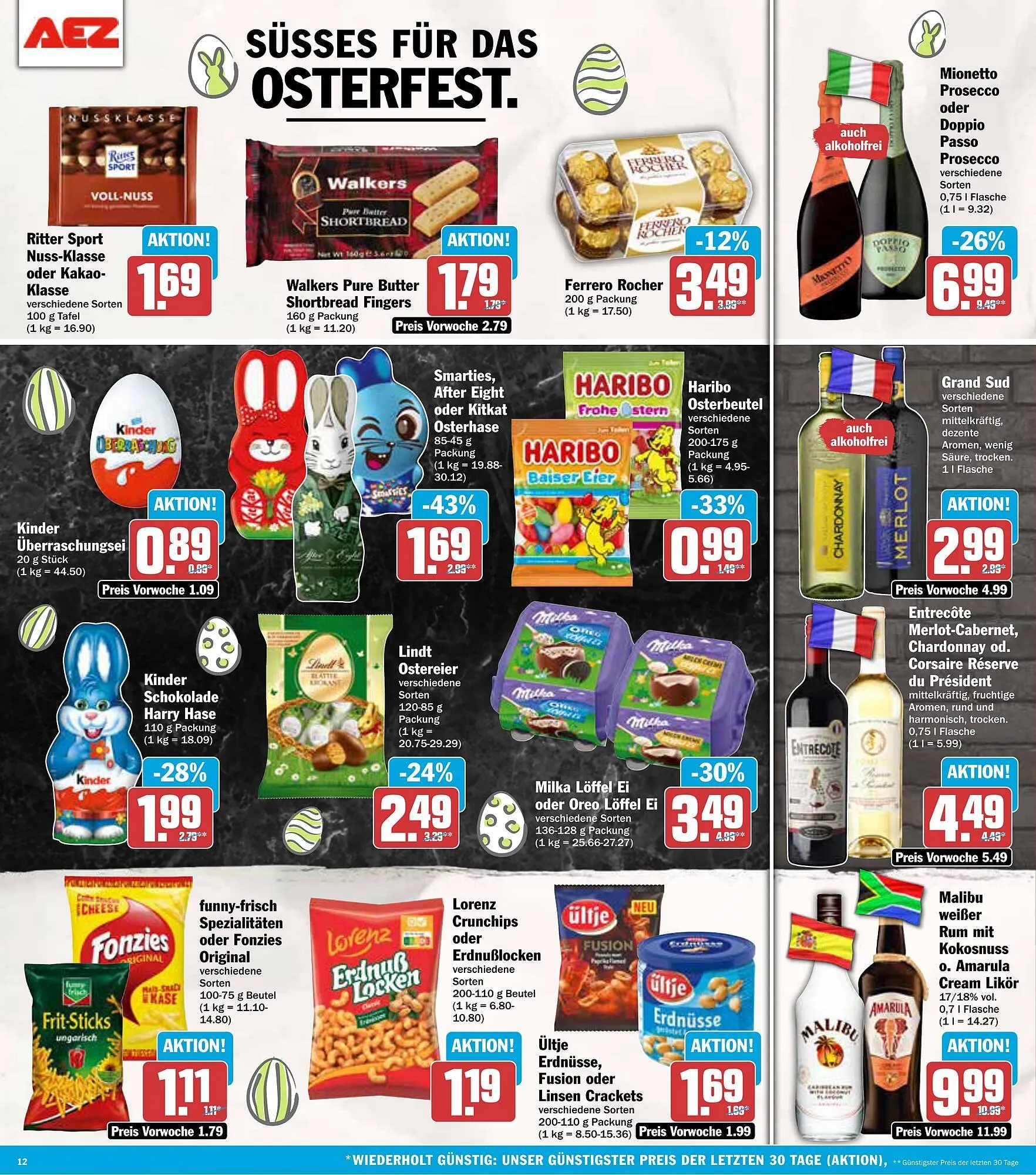 AEZ Prospekt von 7. April bis 12. April 2025 - Prospekt seite 12