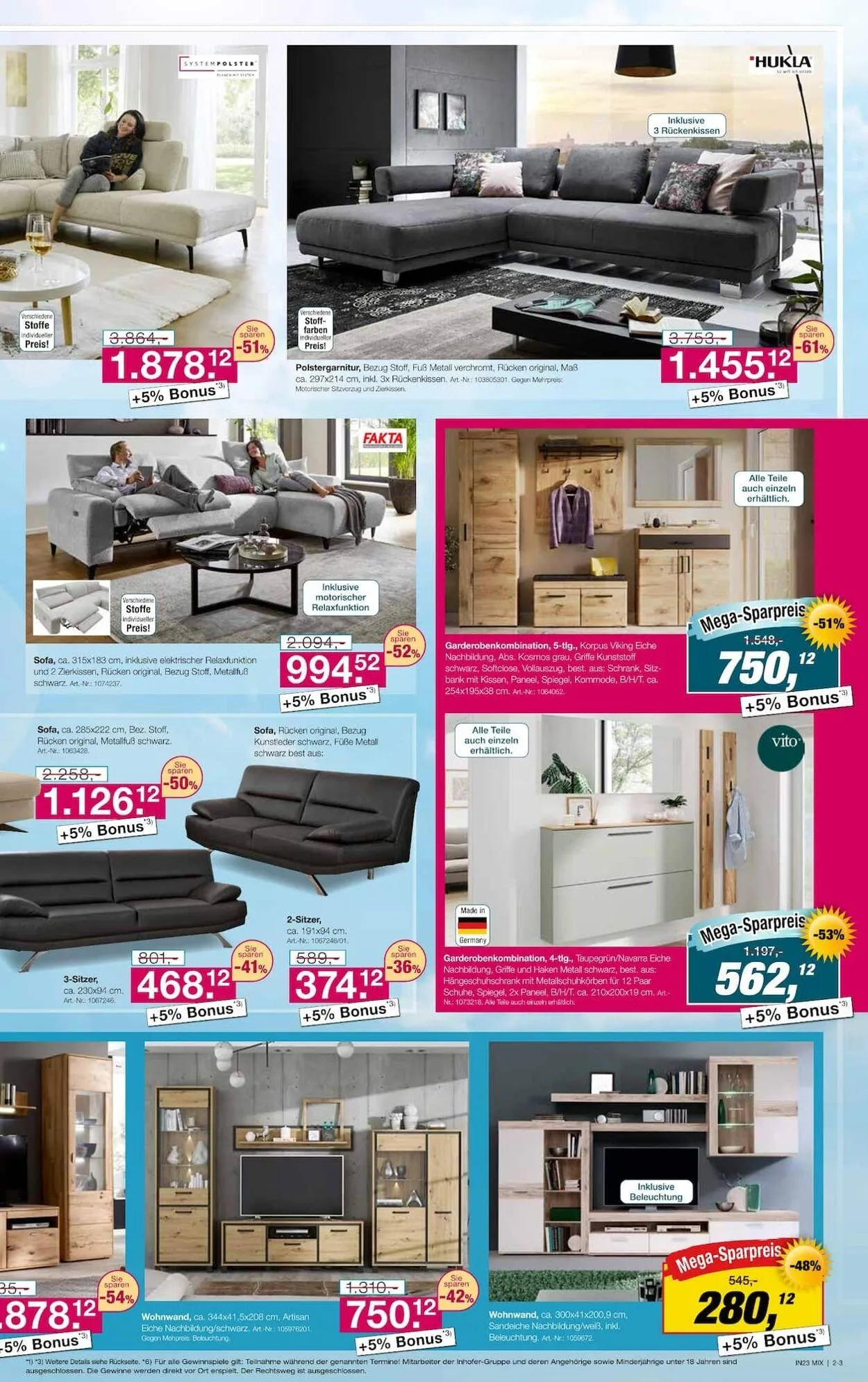 Möbel Inhofer Aktueller Prospekt von 3. November bis 17. November 2025 - Prospekt seite 3