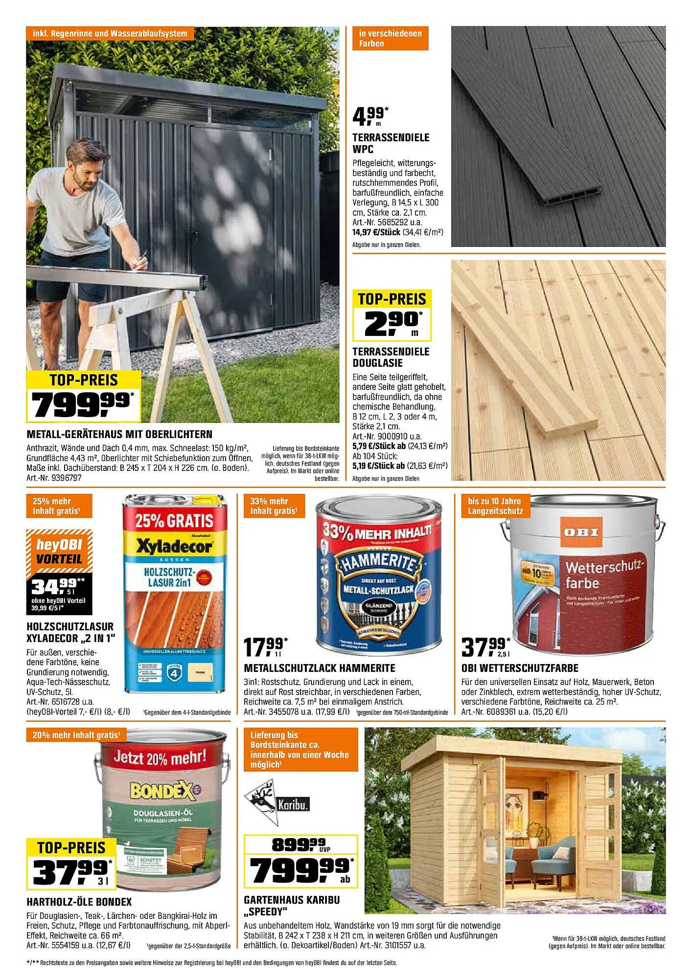 OBI Prospekt von 14. März bis 31. März 2025 - Prospekt seite 8