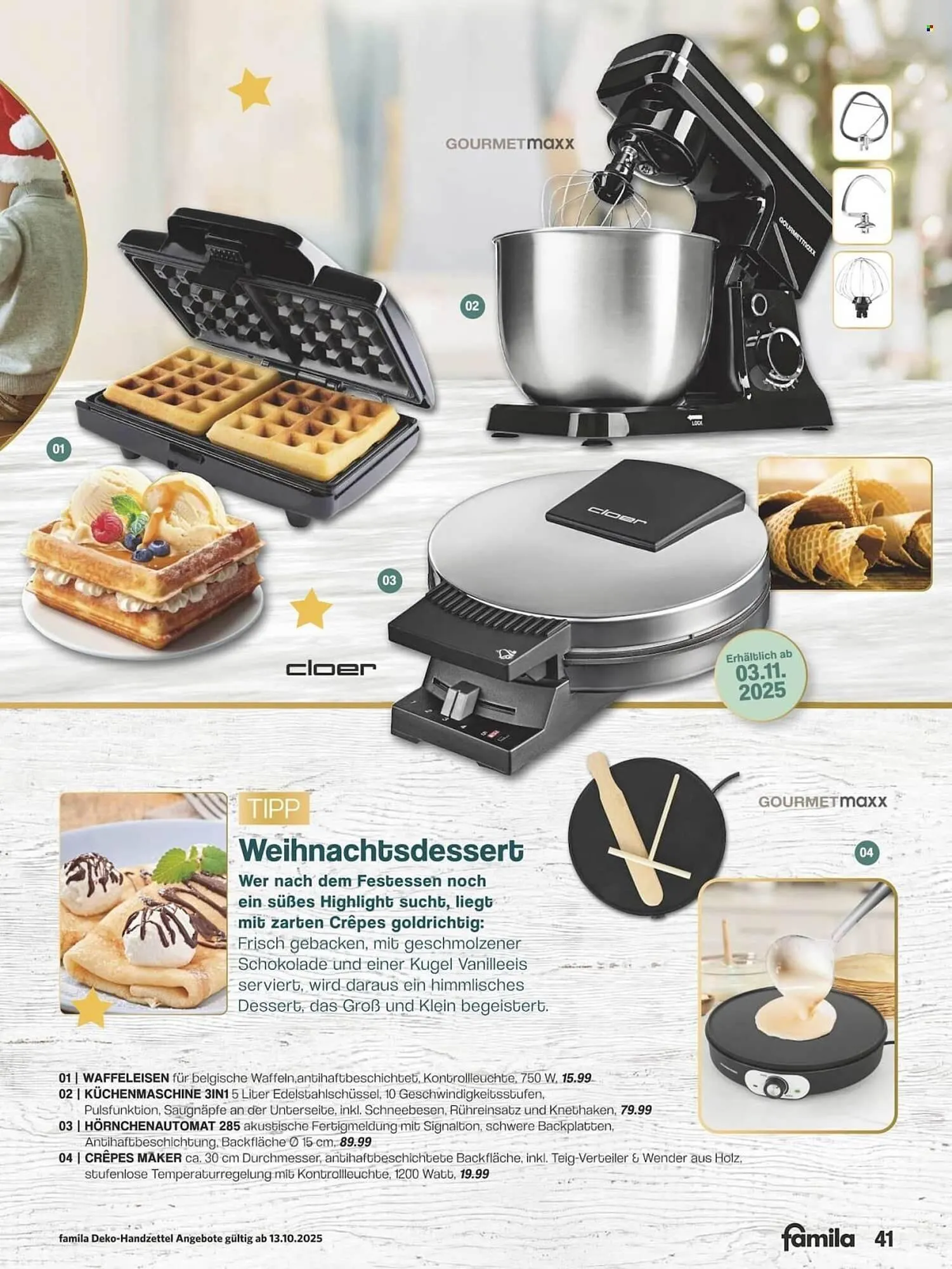 Famila Nord Ost Prospekt von 13. Oktober bis 31. Dezember 2025 - Prospekt seite 41