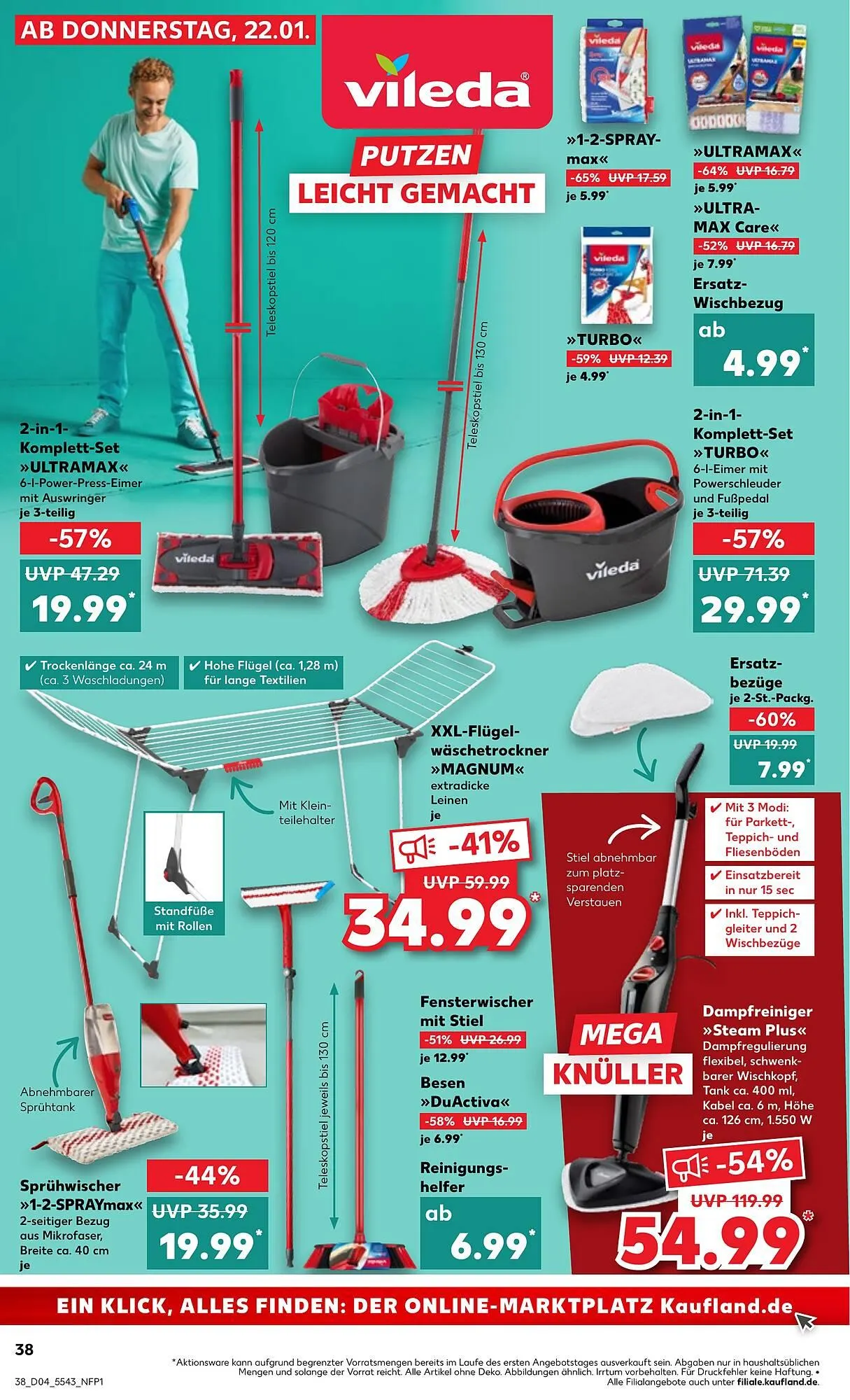 Kaufland Prospekt von 22. Januar bis 28. Januar 2026 - Prospekt seite 38