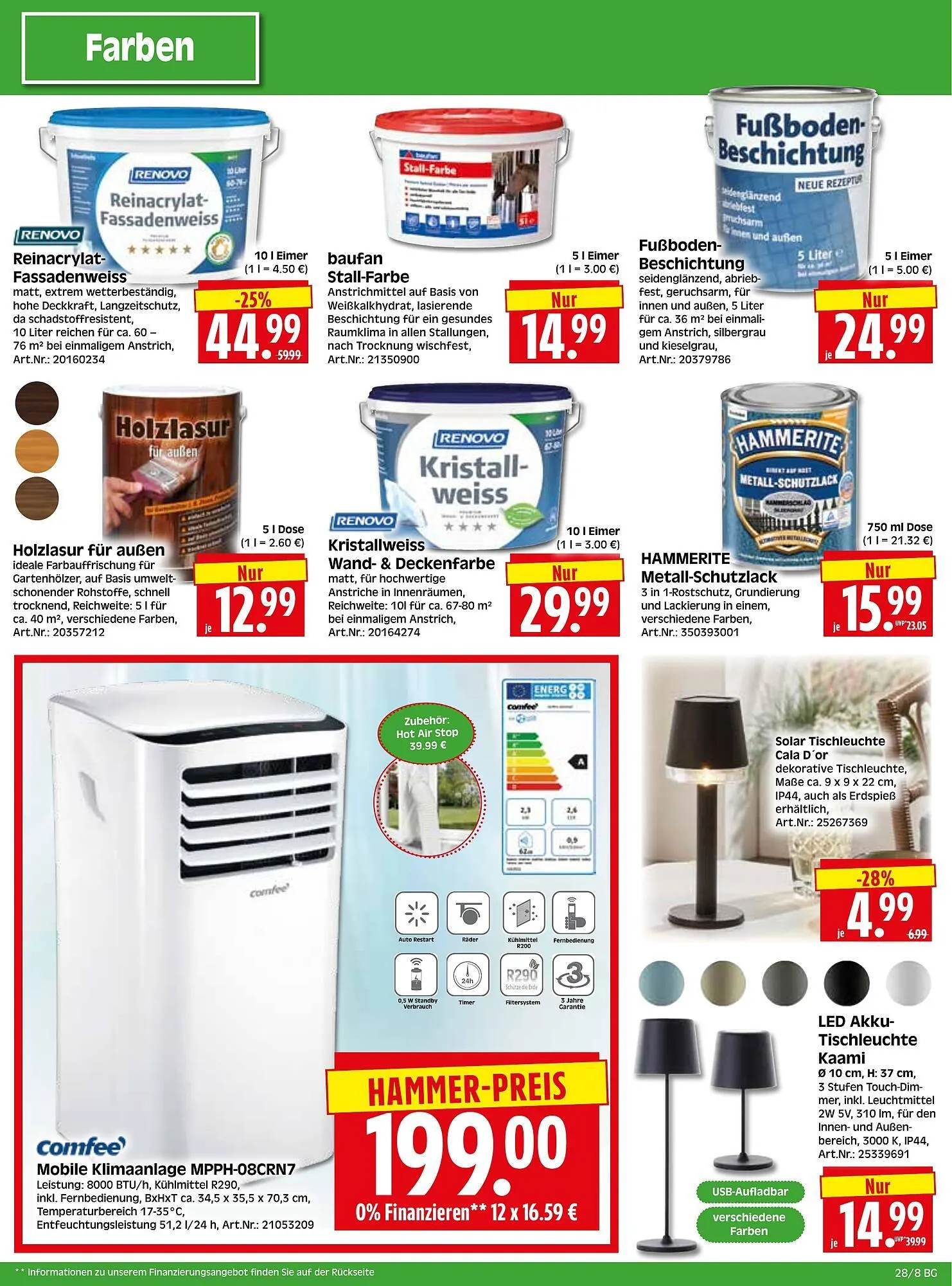 Herkules Baumarkt Prospekt von 7. Juli bis 12. Juli 2025 - Prospekt seite 8