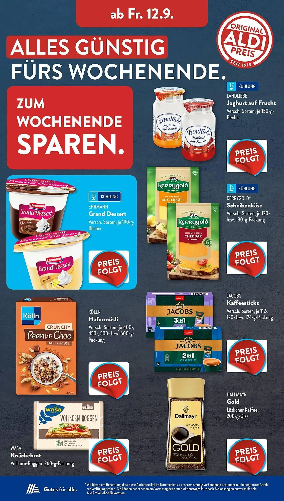 Aldi Süd Prospekt von 8. September bis 14. September 2025 - Prospekt seite 13