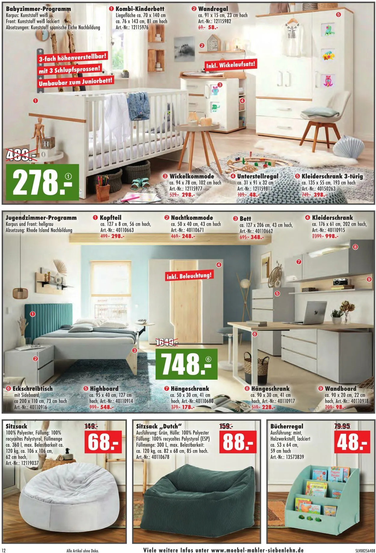Möbel Mahler Aktueller Prospekt von 24. September bis 8. Oktober 2025 - Prospekt seite 12