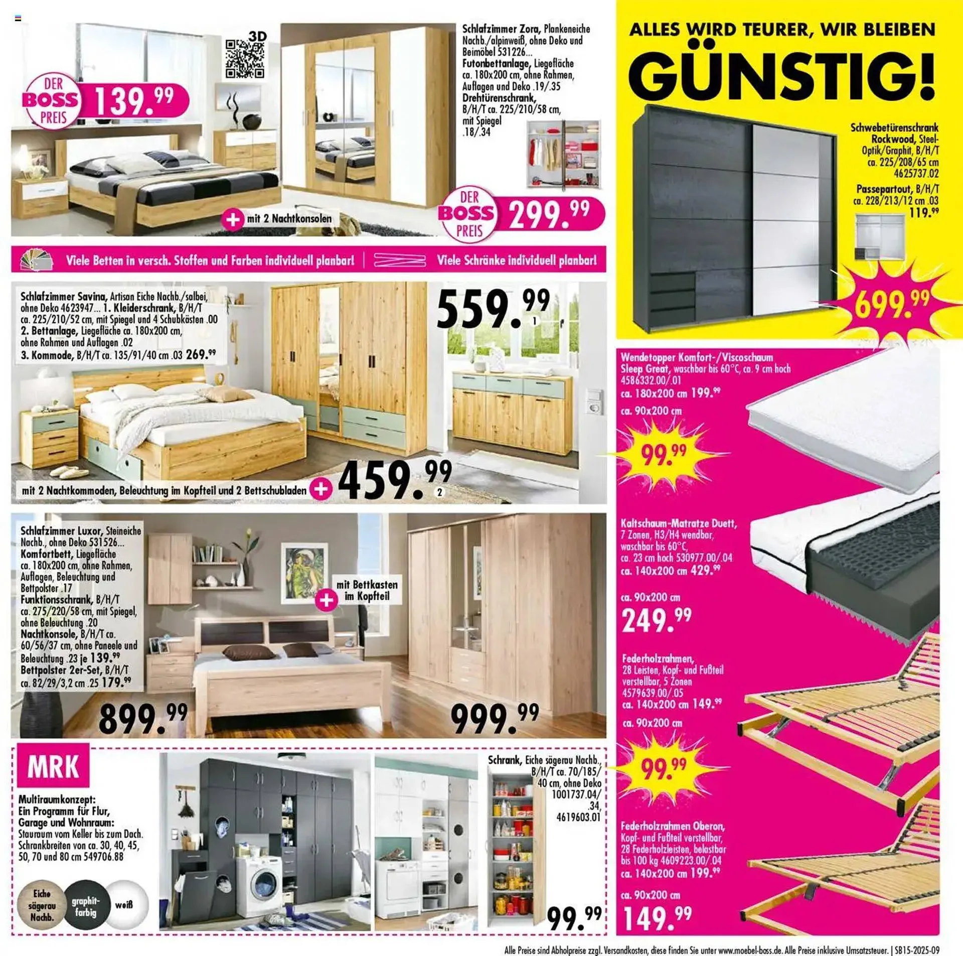 Möbel Boss Prospekt von 7. April bis 13. April 2025 - Prospekt seite 9