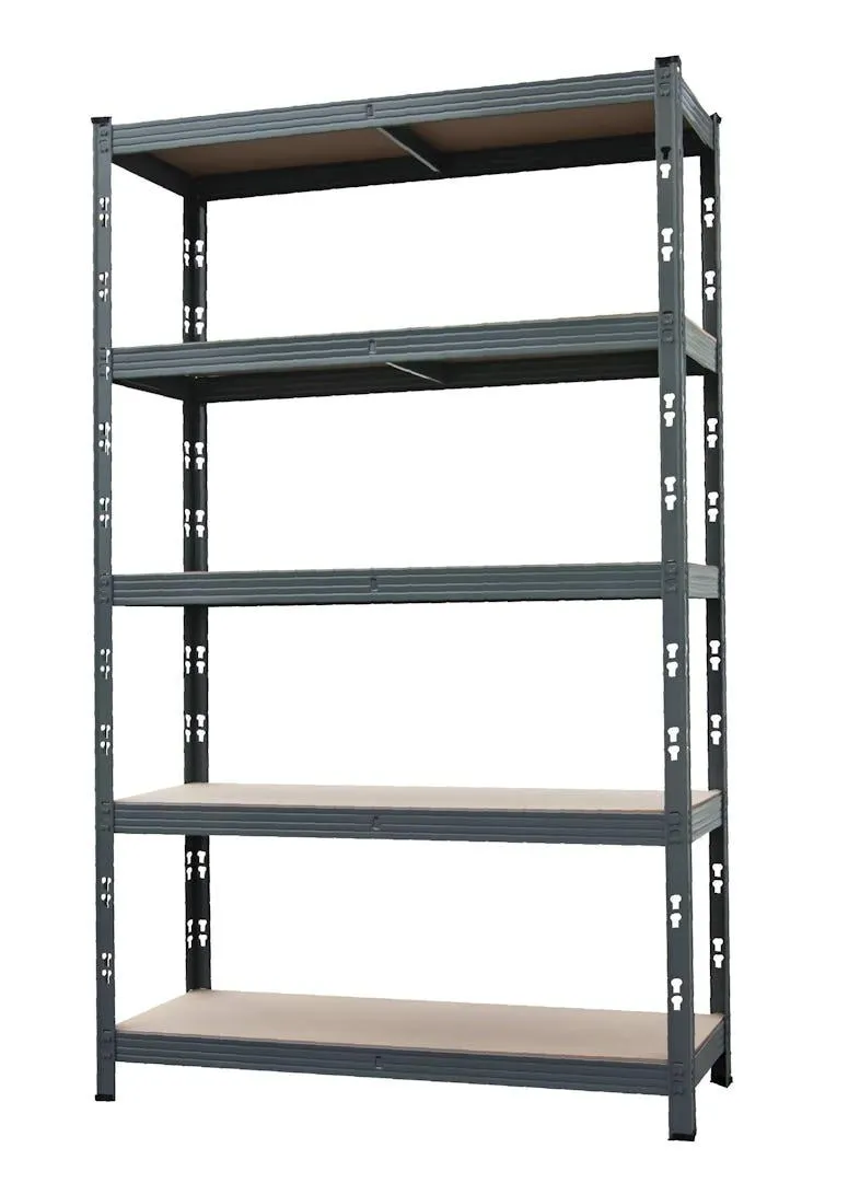 METRO Professional Schwerlastregal KBT120, Metall, 120 x 60 x 200 cm, Fachlast 400 kg, grau