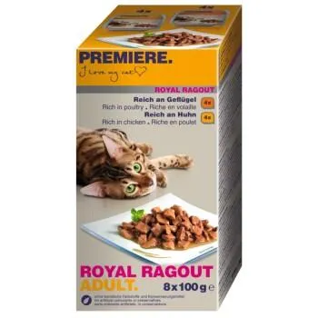 PREMIERE Multipack 8x100g Royal Ragout mit Geflügel und Huhn