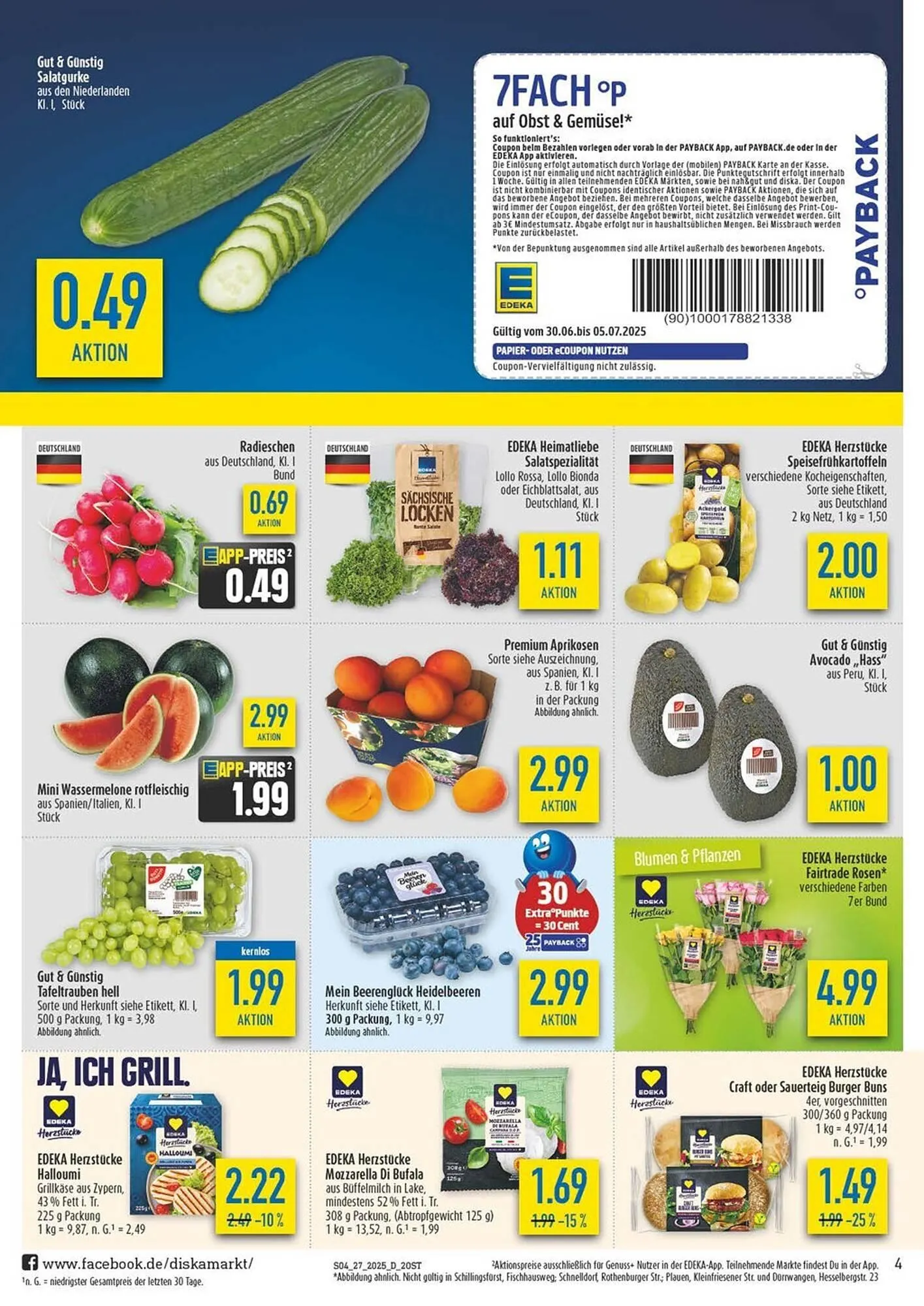 diska Prospekt von 30. Juni bis 5. Juli 2025 - Prospekt seite 4