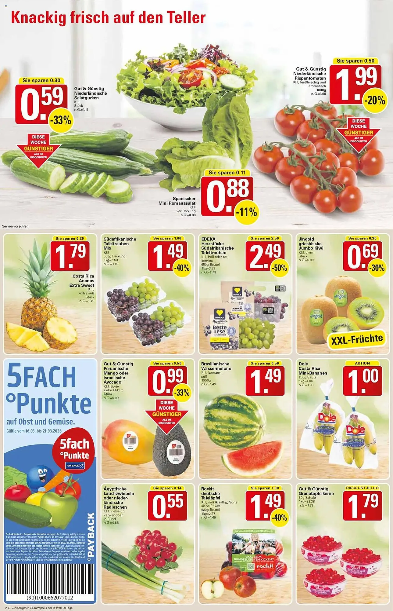 WEZ Prospekt von 16. März bis 21. März 2026 - Prospekt seite 2