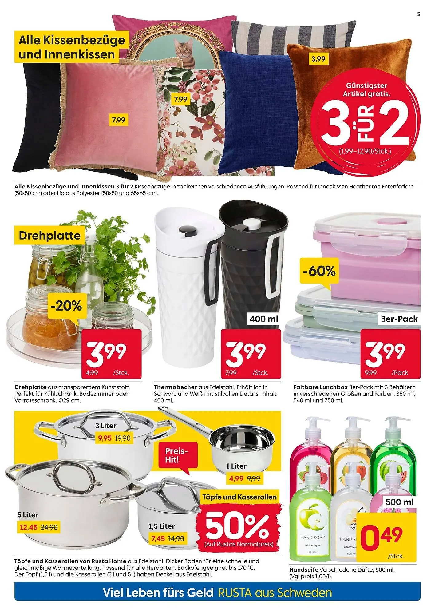 Rusta Prospekt von 12. Juli bis 18. Juli 2025 - Prospekt seite 5