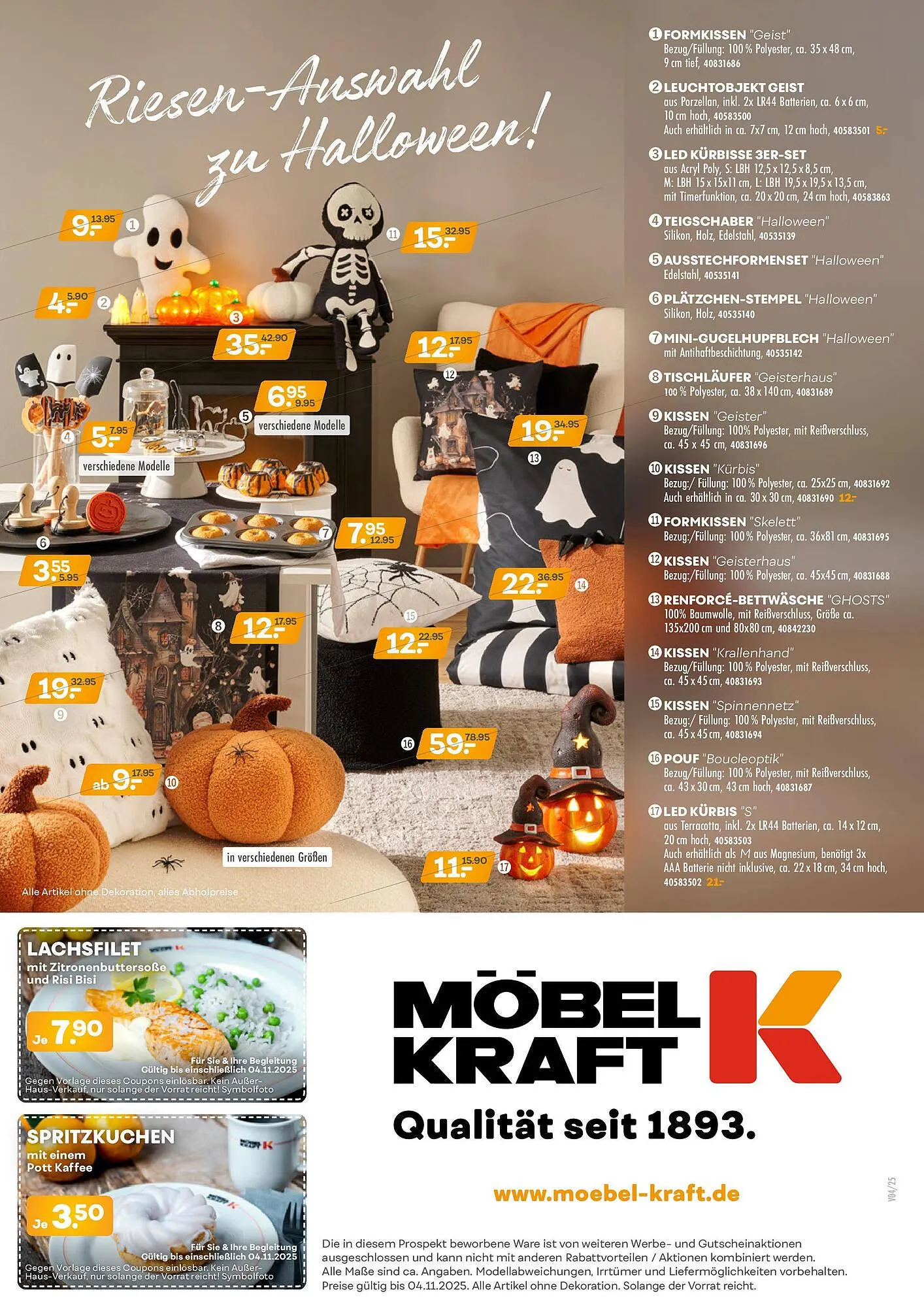 Möbel Kraft Prospekt von 7. Oktober bis 4. November 2025 - Prospekt seite 20