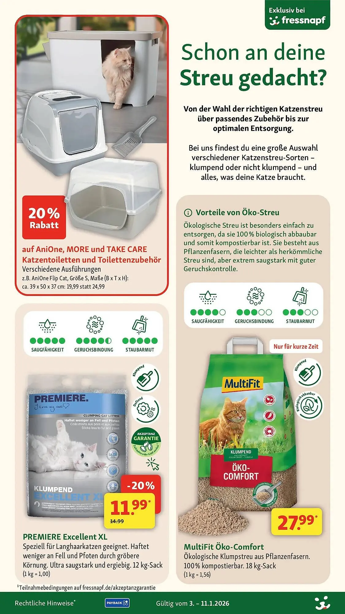 Fressnapf Prospekt von 2. Januar bis 11. Januar 2026 - Prospekt seite 11