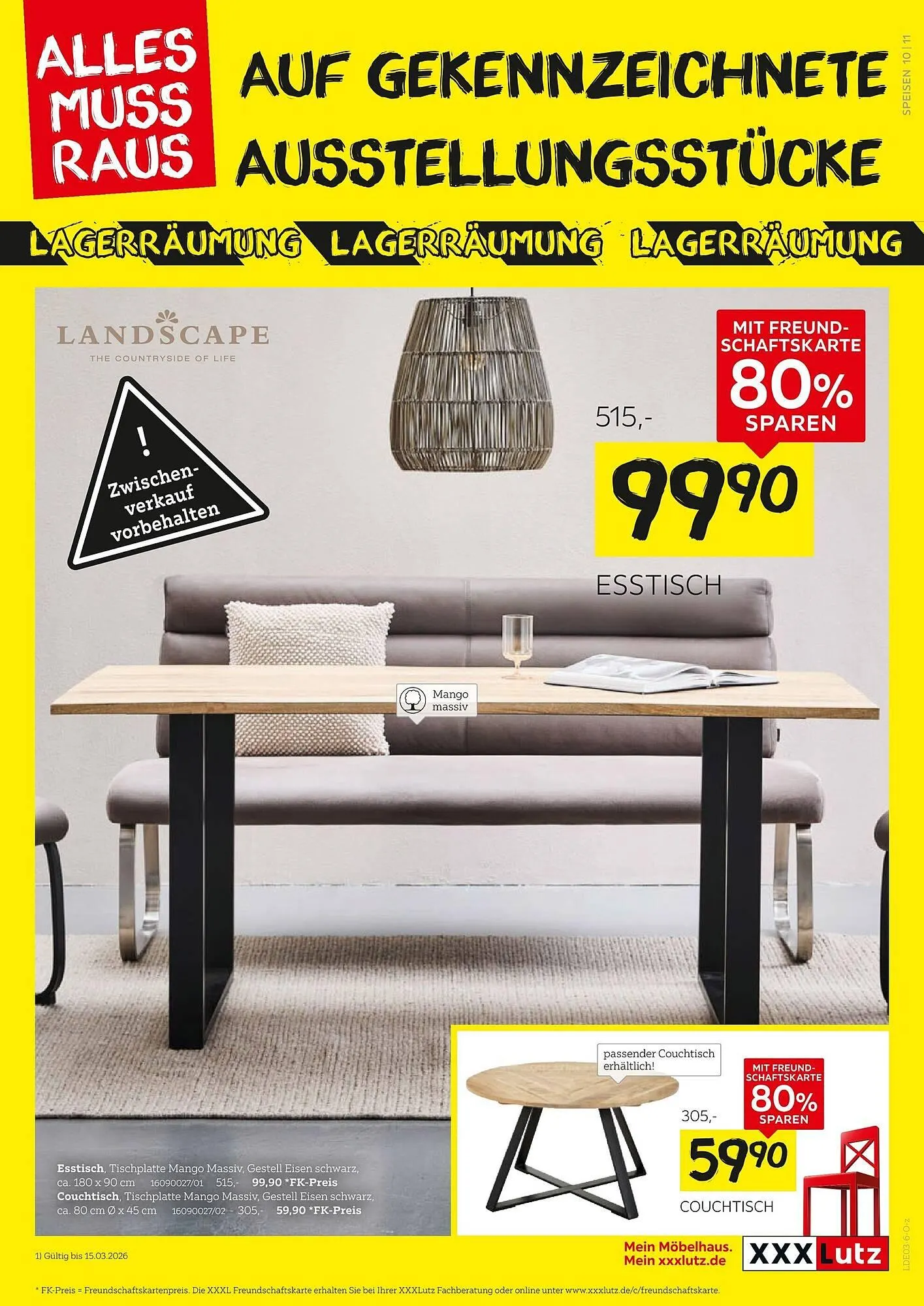 XXXLutz Prospekt von 2. März bis 15. März 2026 - Prospekt seite 11