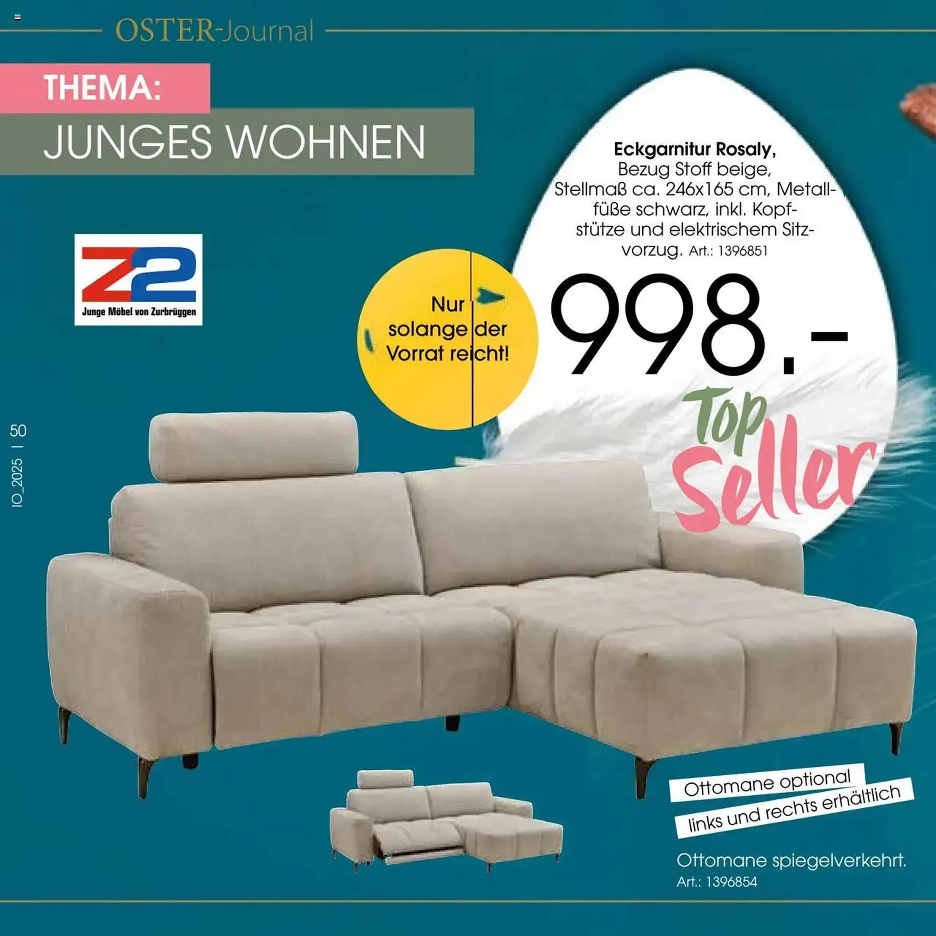 Zurbrüggen Prospekt von 11. April bis 26. April 2025 - Prospekt seite 52