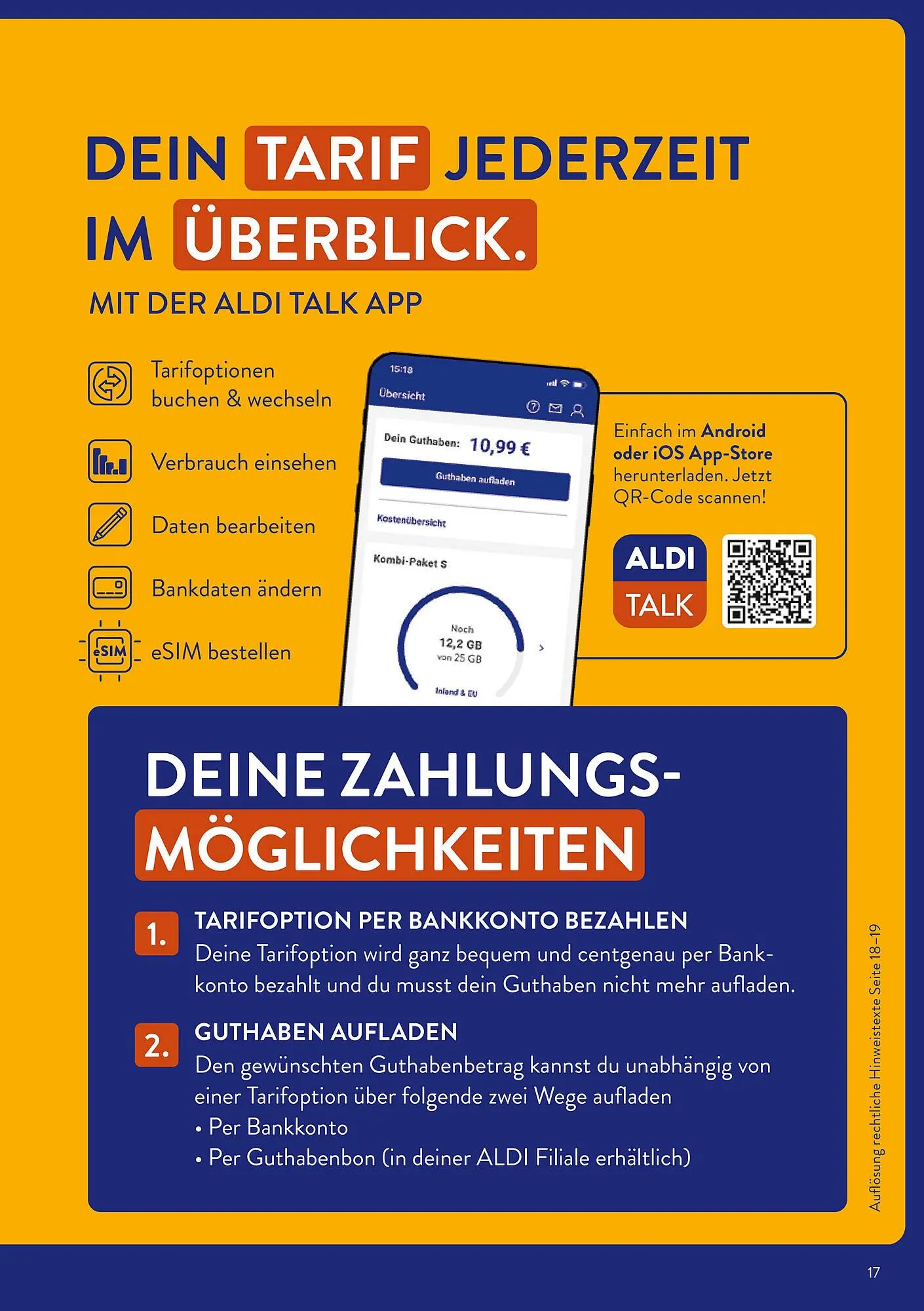 Aldi Süd Prospekt von 7. November bis 10. November 2025 - Prospekt seite 17