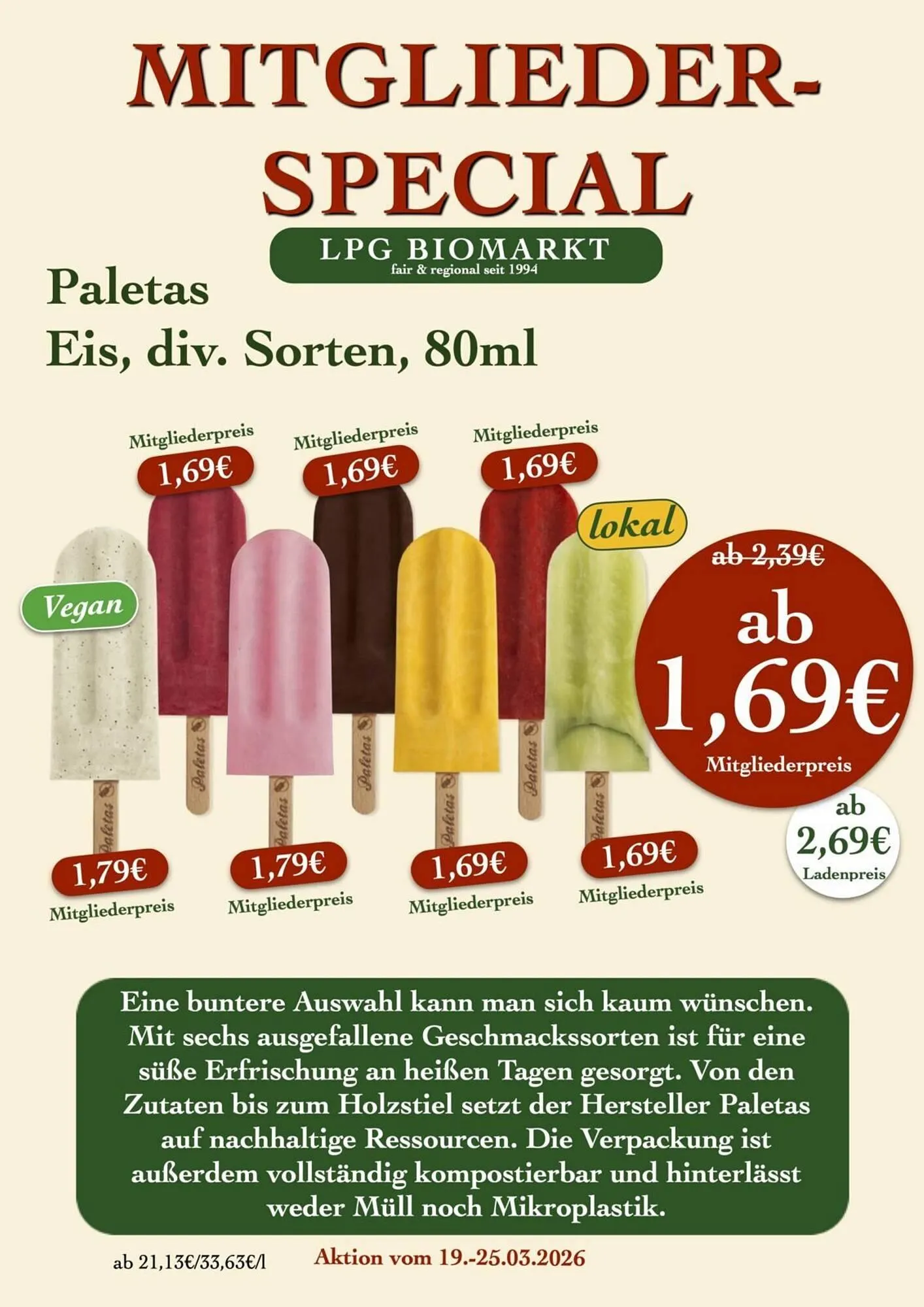 LPG Biomarkt Prospekt von 19. März bis 25. März 2026 - Prospekt seite 14