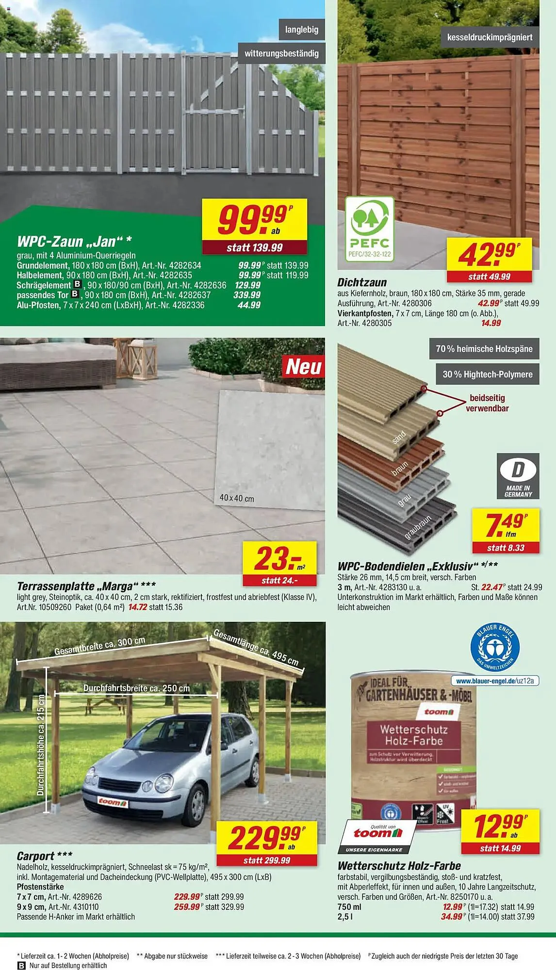 Toom Baumarkt Prospekt von 2. Mai bis 8. Mai 2026 - Prospekt seite 12