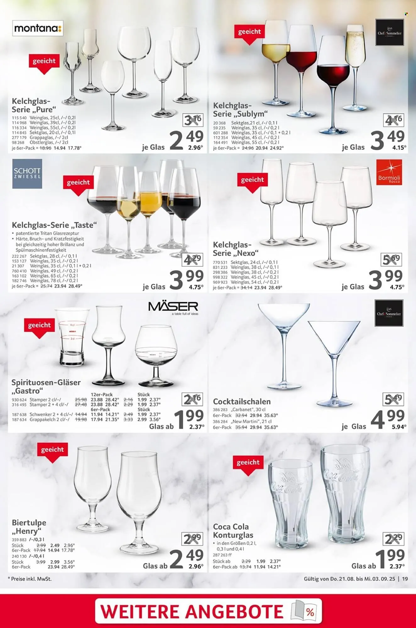 Selgros Prospekt von 21. August bis 3. September 2025 - Prospekt seite 19