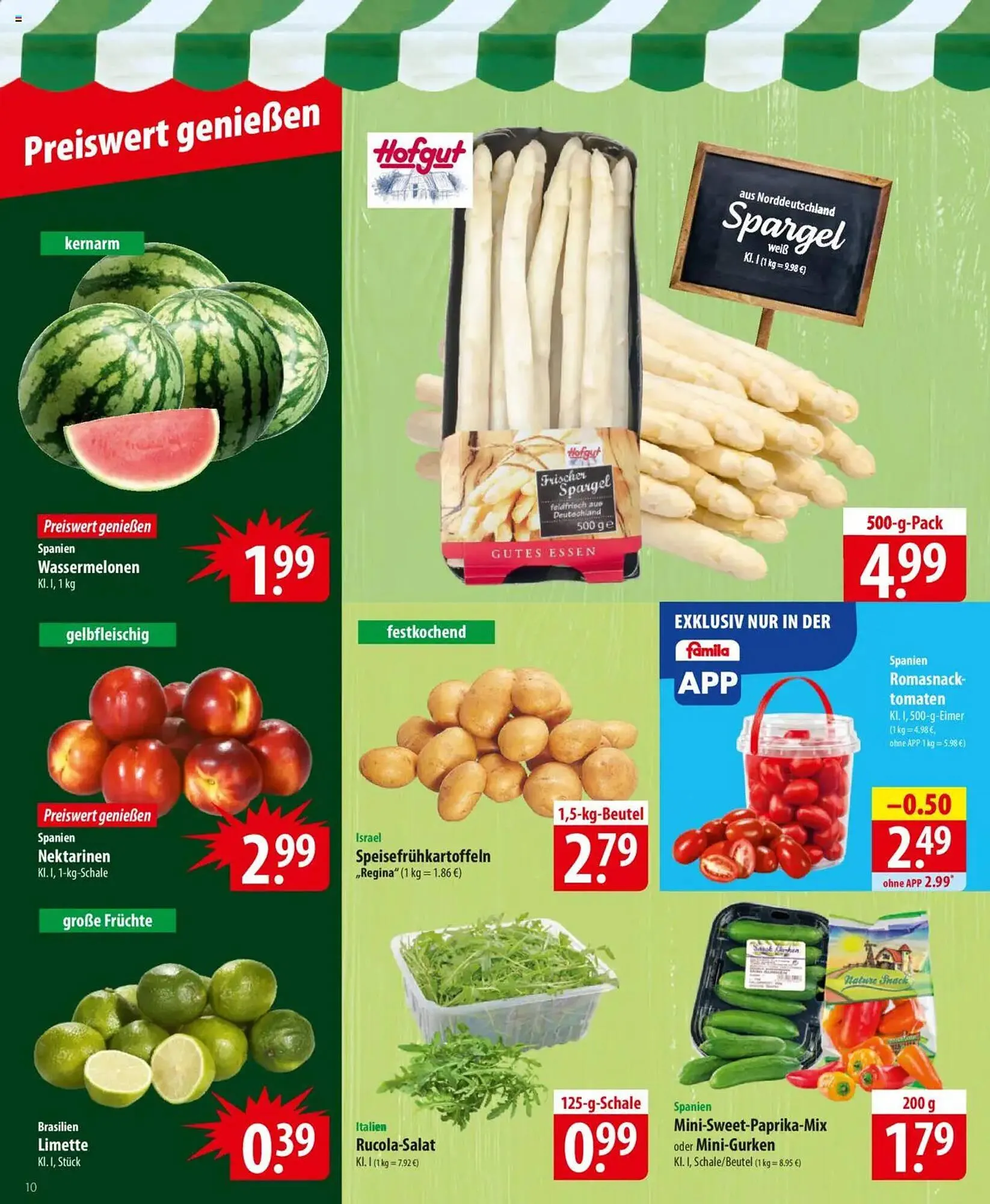 Famila Nord Ost Prospekt von 26. Mai bis 31. Mai 2025 - Prospekt seite 10